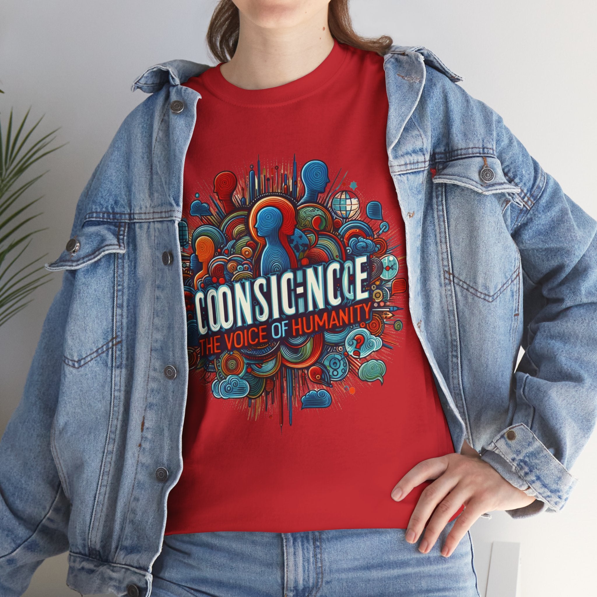 Conscience: The Voice of Humanity T-Shirt - Empower Your Message with Style"