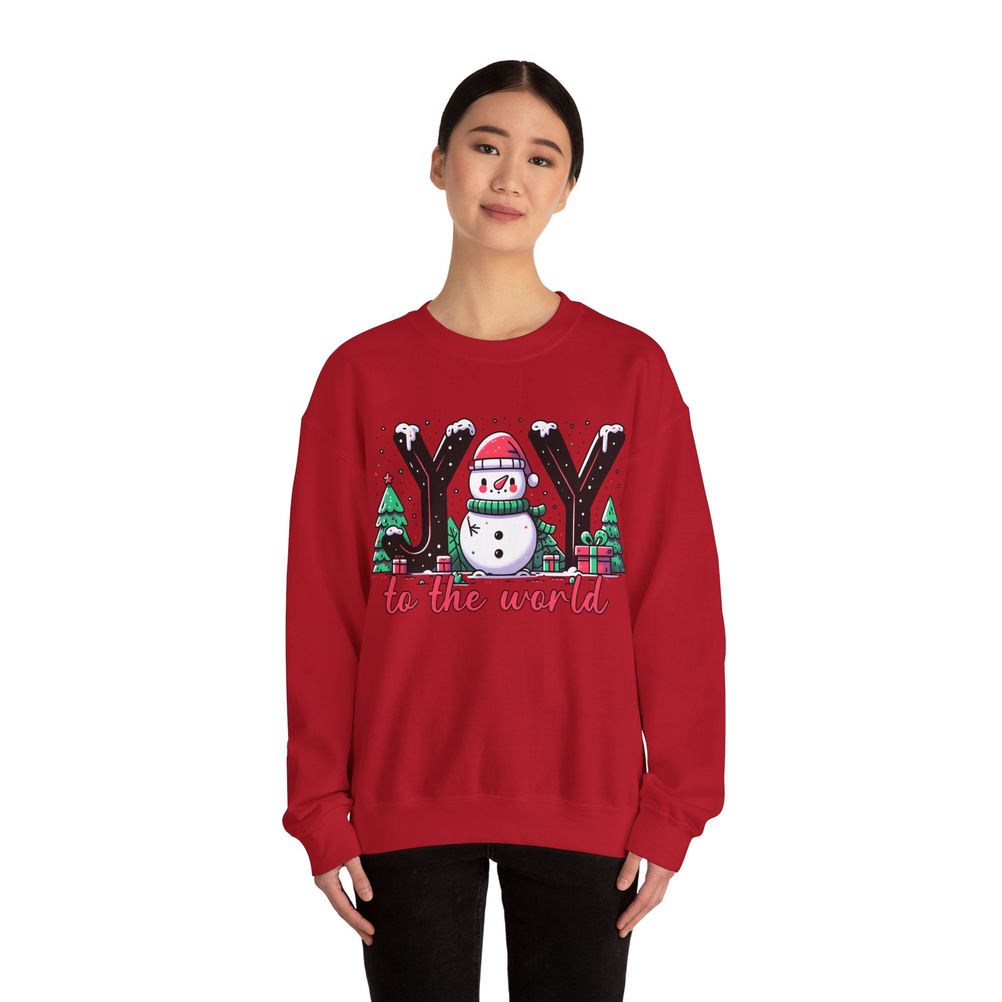 Spread Holiday Cheer with our 'Joy to the World' Christmas Sweatshirt