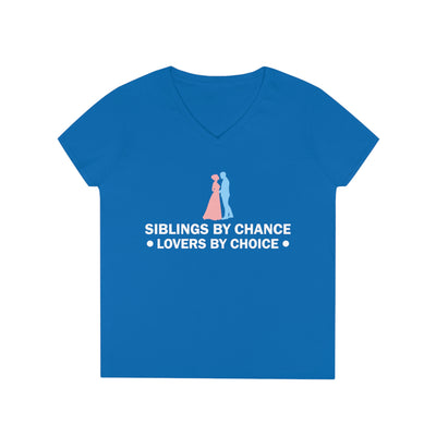 Sibling Love T-Shirt: Trendy V-Neck for the Bold