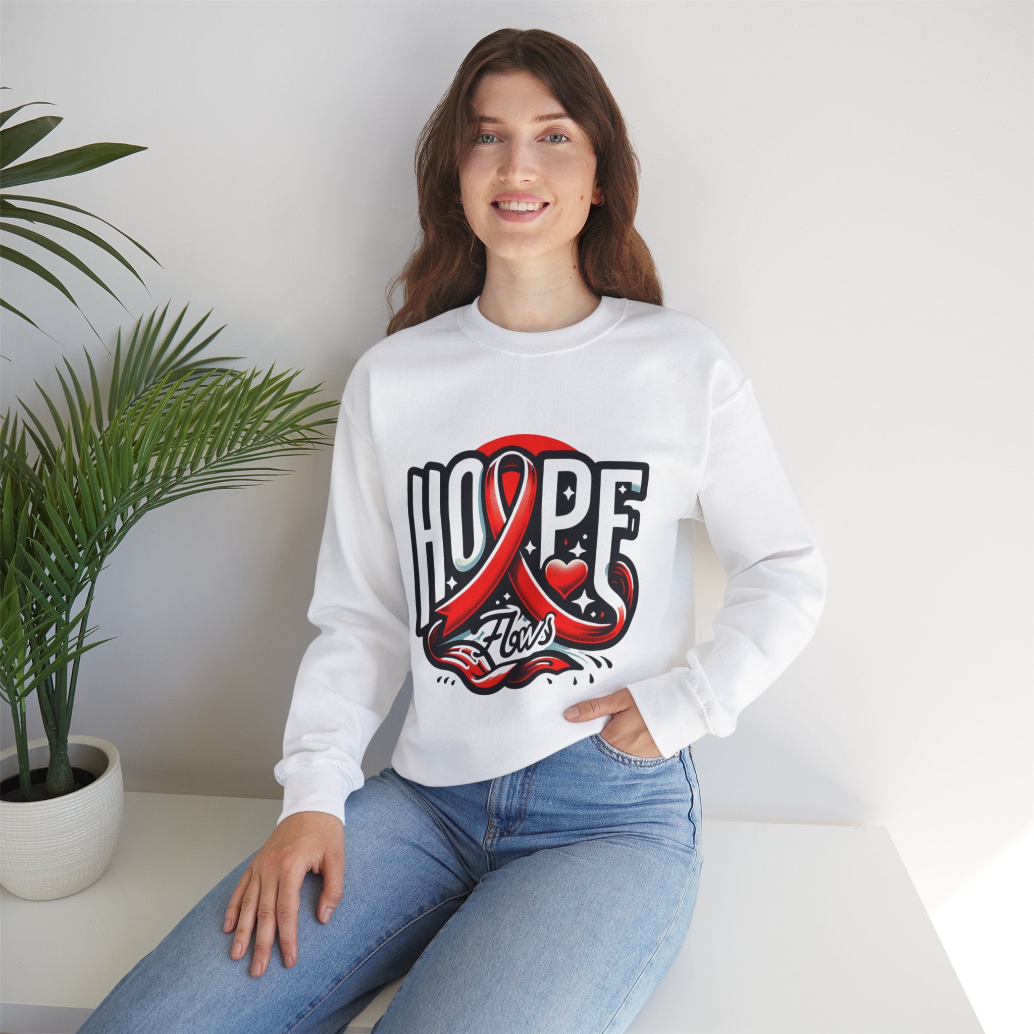 Hope Flows Sweatshirt: Embrace Comfort and Positivity in Style