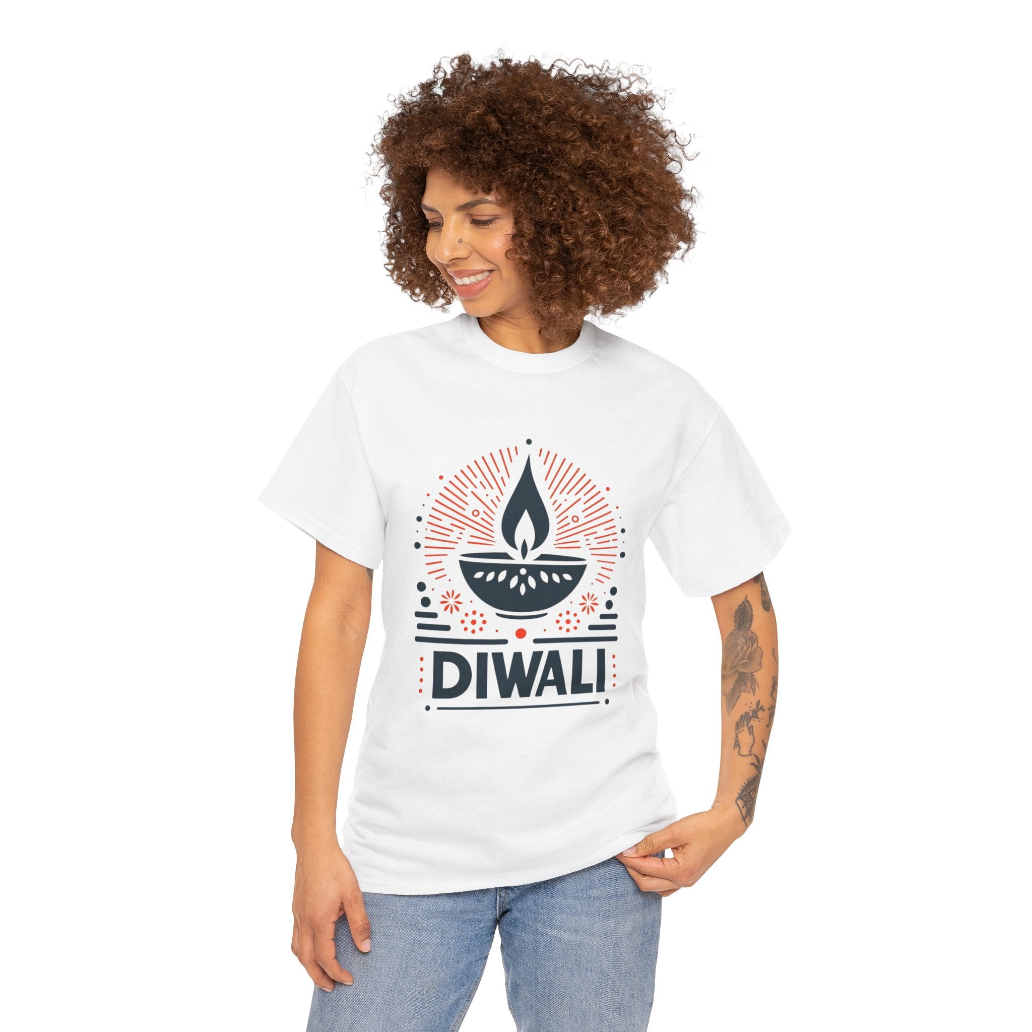 Diwali Celebration T-Shirt | Illuminate Your Style with Elegance