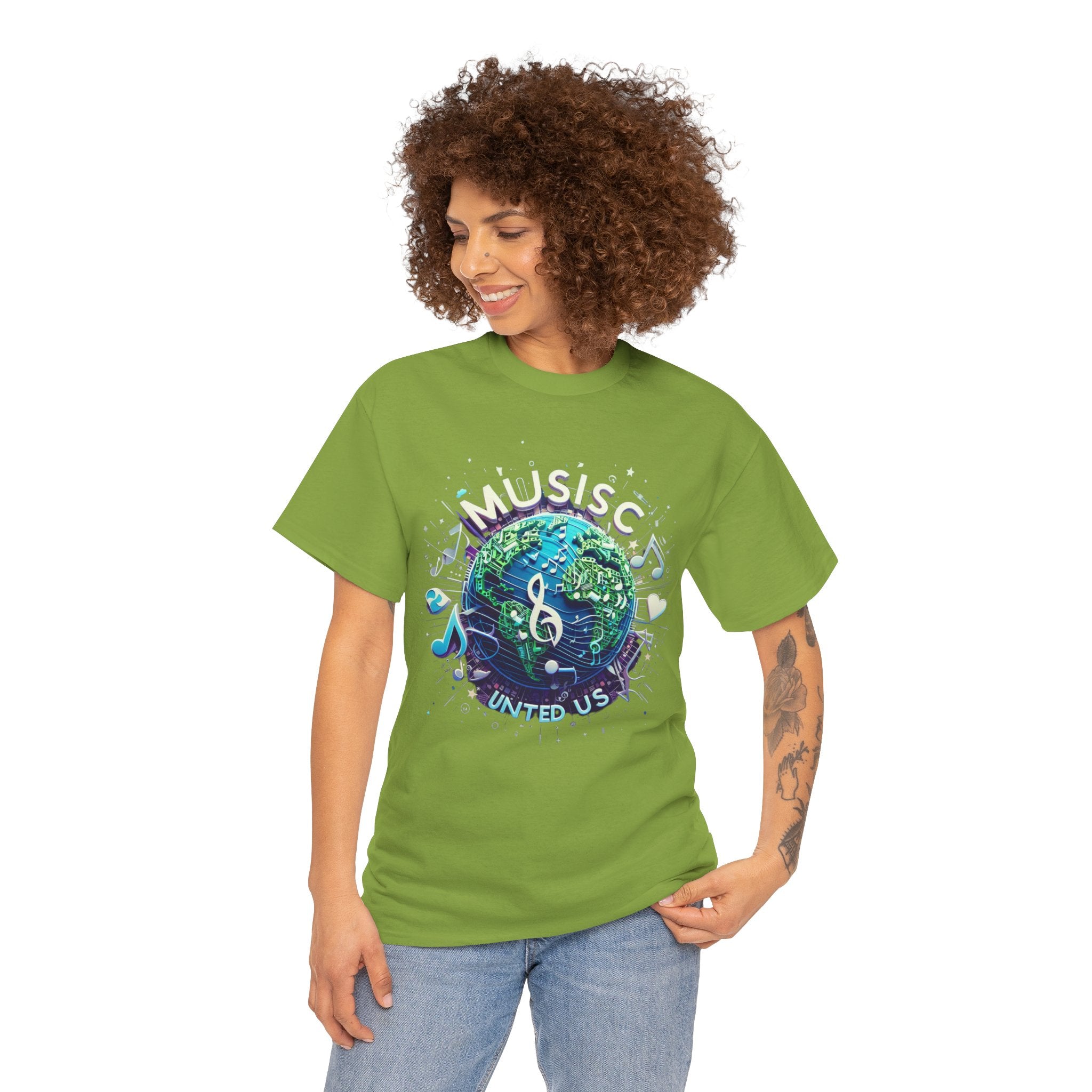 Harmony in Threads: Music Unite Us T-Shirt - Uniting Melodies in Style