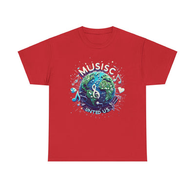 Harmony in Threads: Music Unites Us T-Shirt