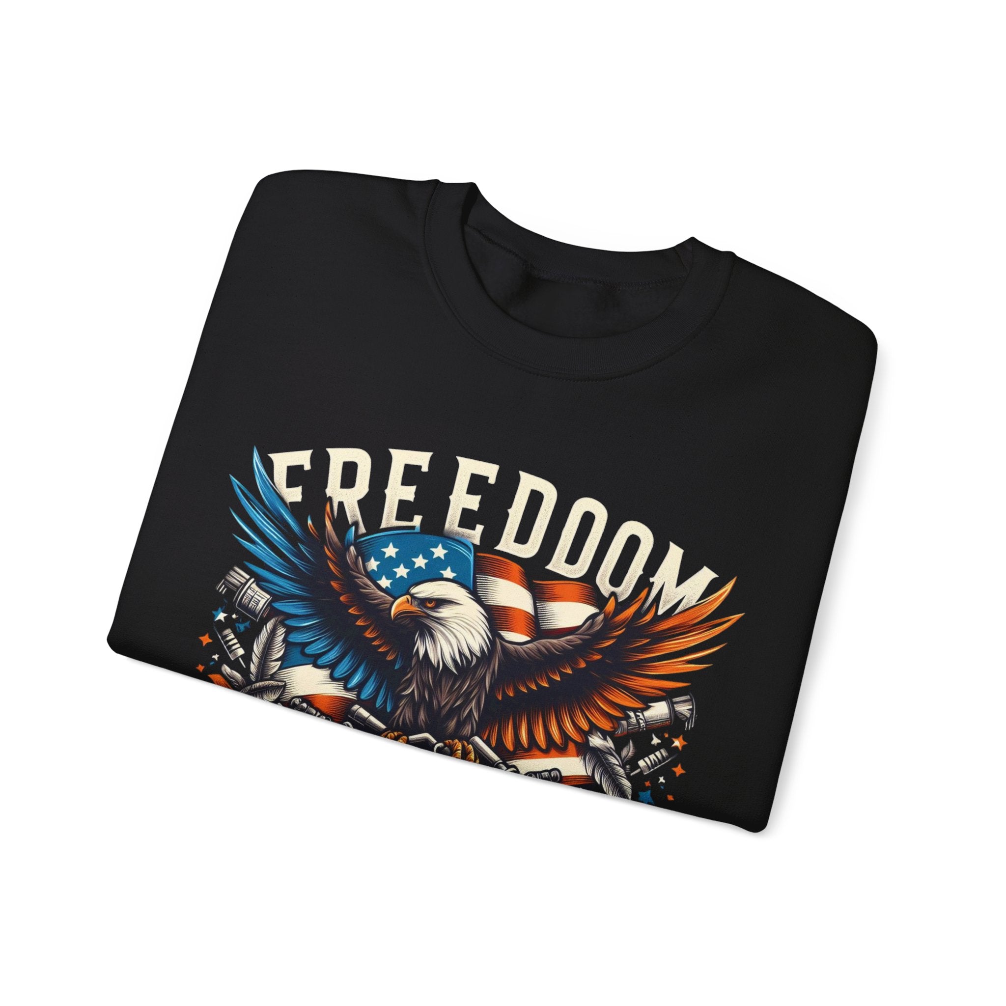 Liberty Unisex Sweatshirt - 'Freedom Is Not Free' Patriotic Statement Apparel