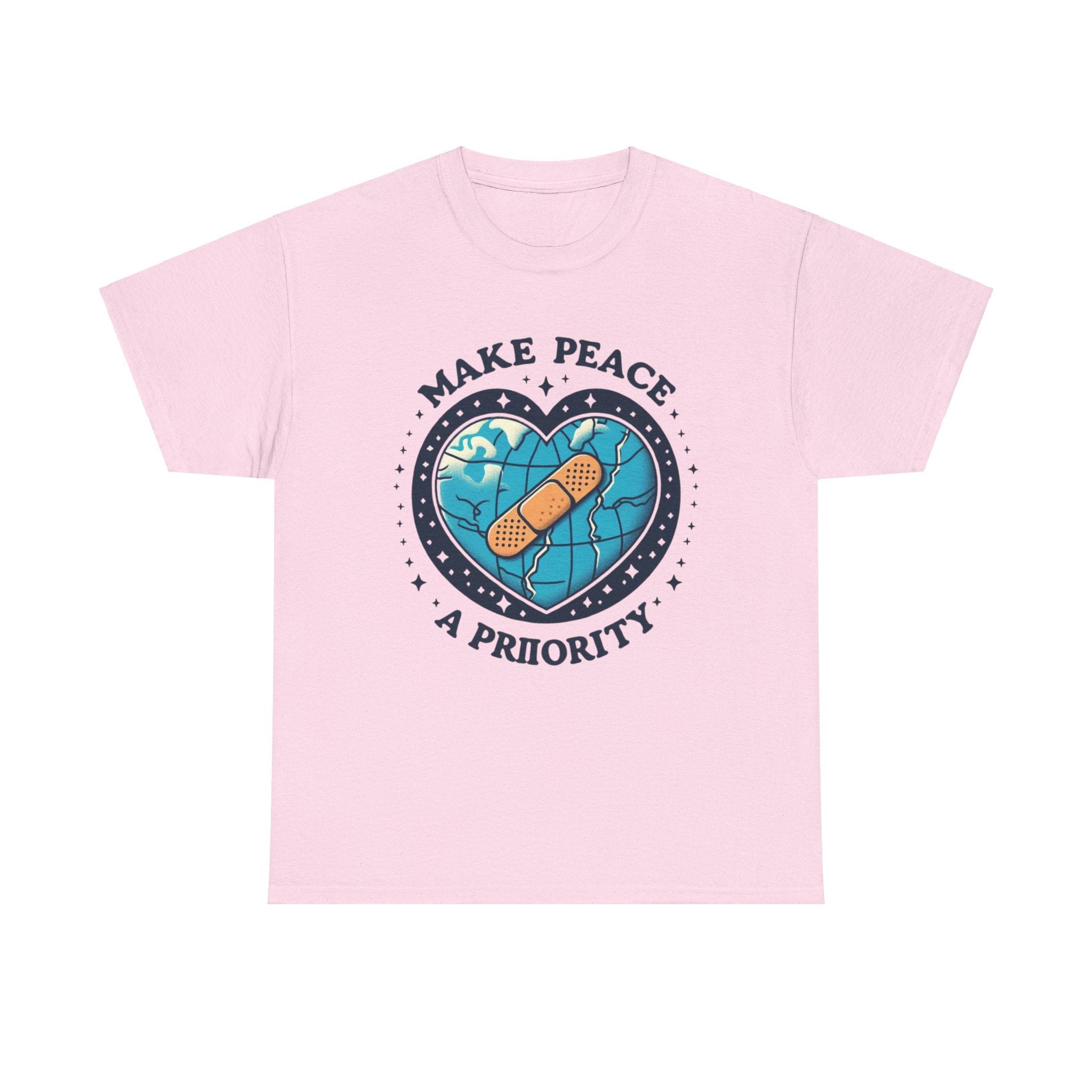 Empowerment Tee: 'Make Peace a Priority' Statement T-Shirt