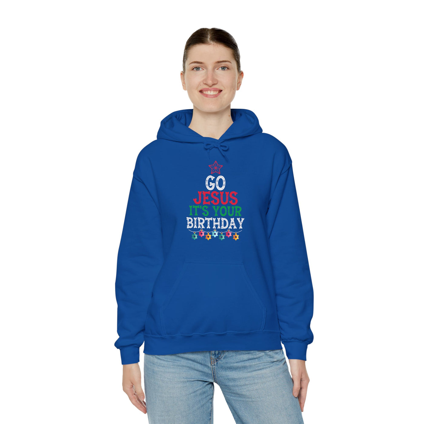 Go Jesus It's Your Birthday Hoodie - Festive Holiday Apparel"