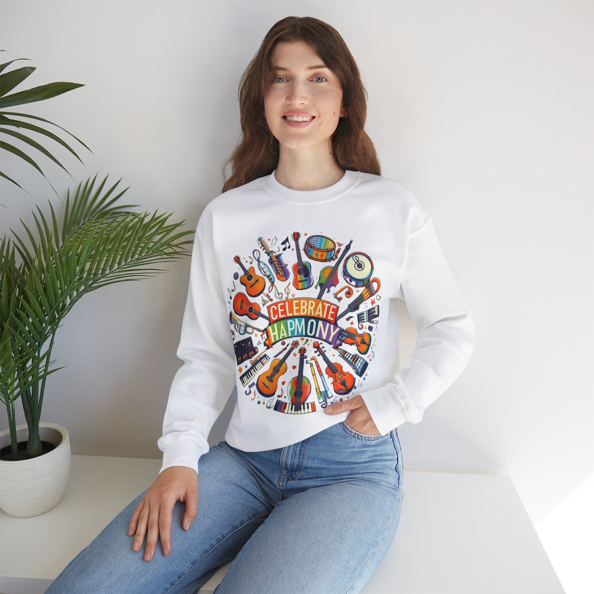 Celebrate Harmony Sweatshirt: Embrace Comfort and Style in Every Stitch