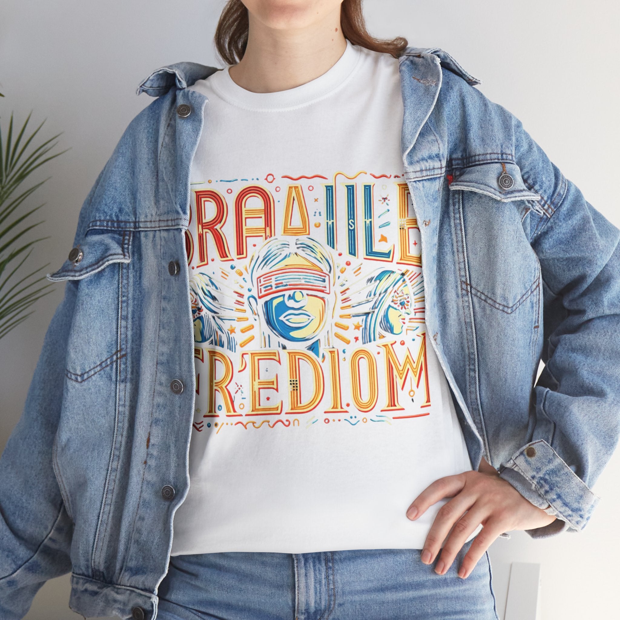 Empowerment in Braille: Braille is Freedom T-Shirt