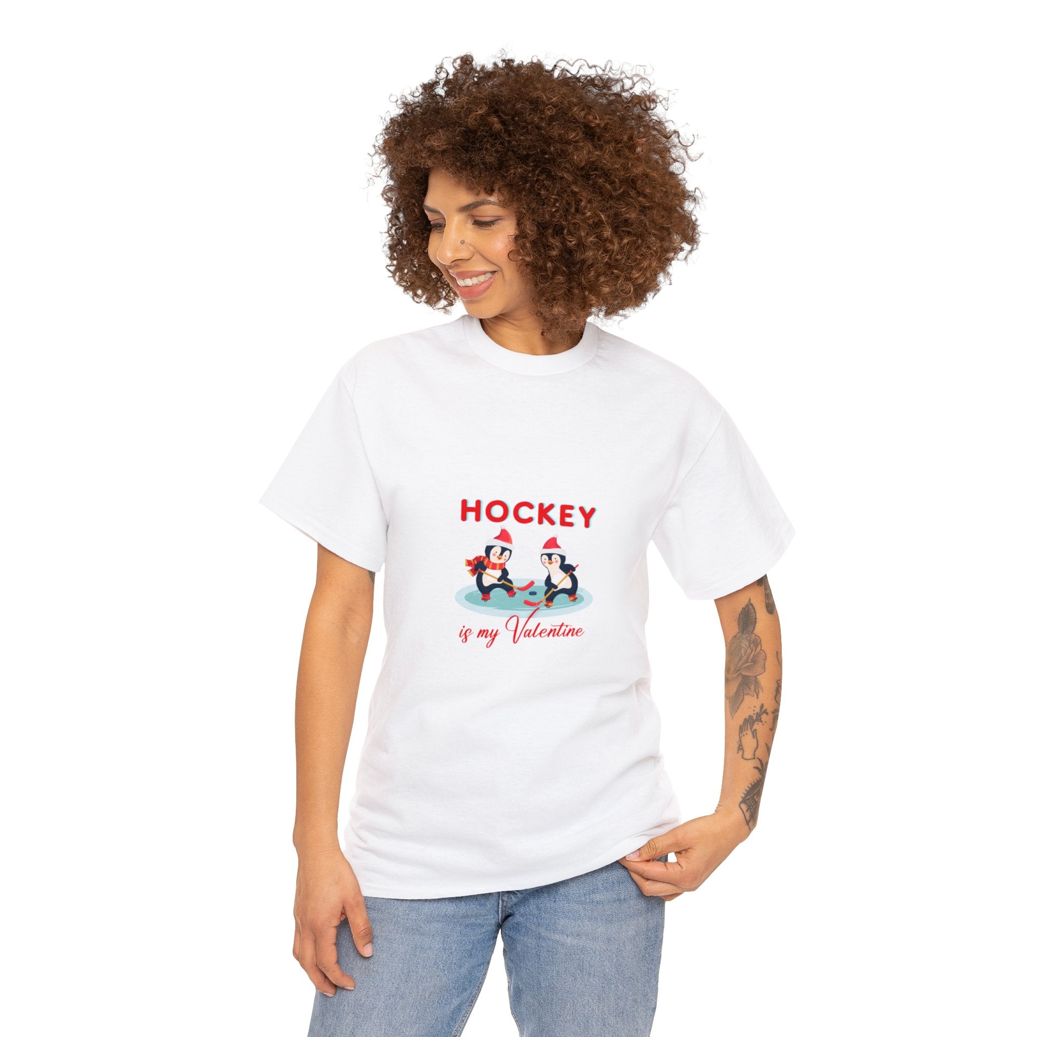 Exclusive 'Hockey is My Valentine' T-Shirt for True Fans | Premium Quality Cotton Tee