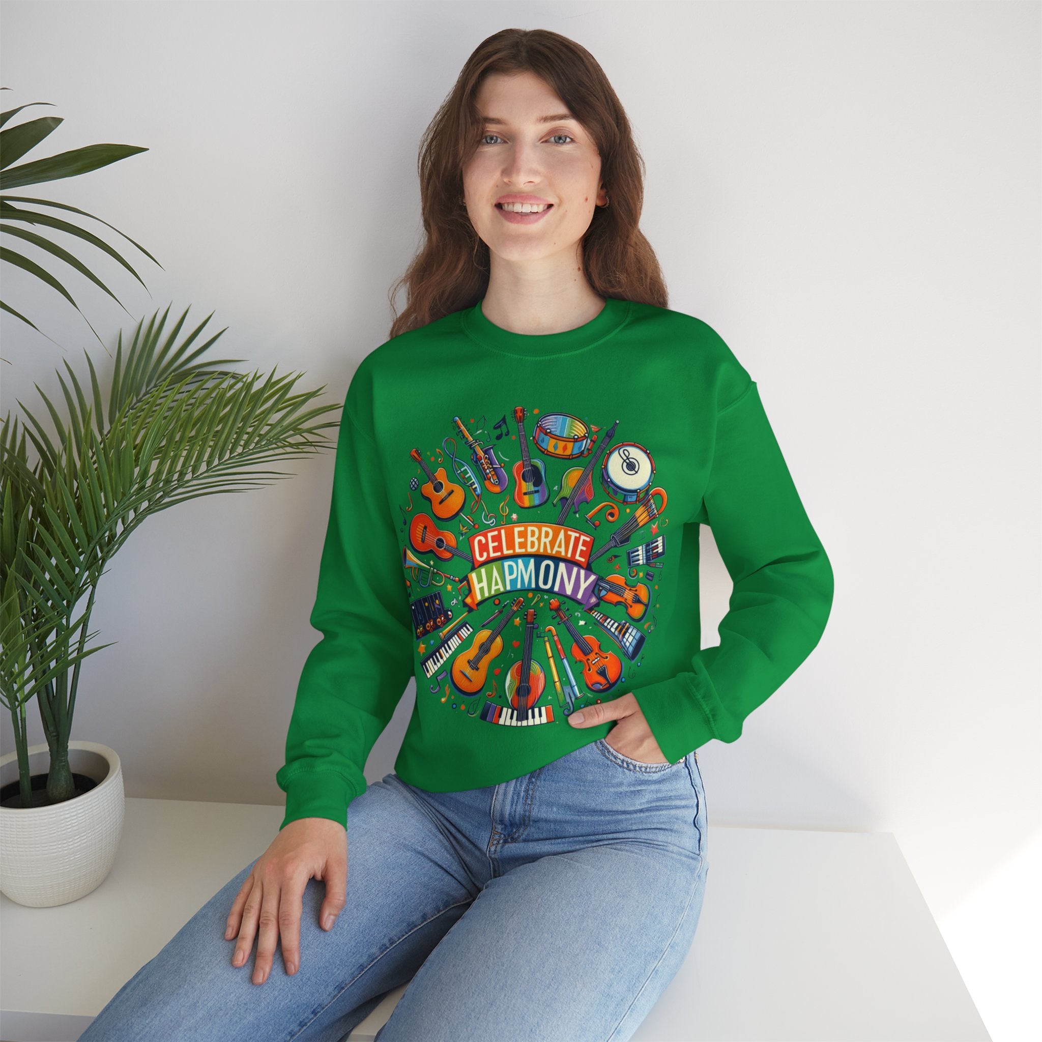 Celebrate Harmony Sweatshirt: Embrace Comfort and Style in Every Stitch