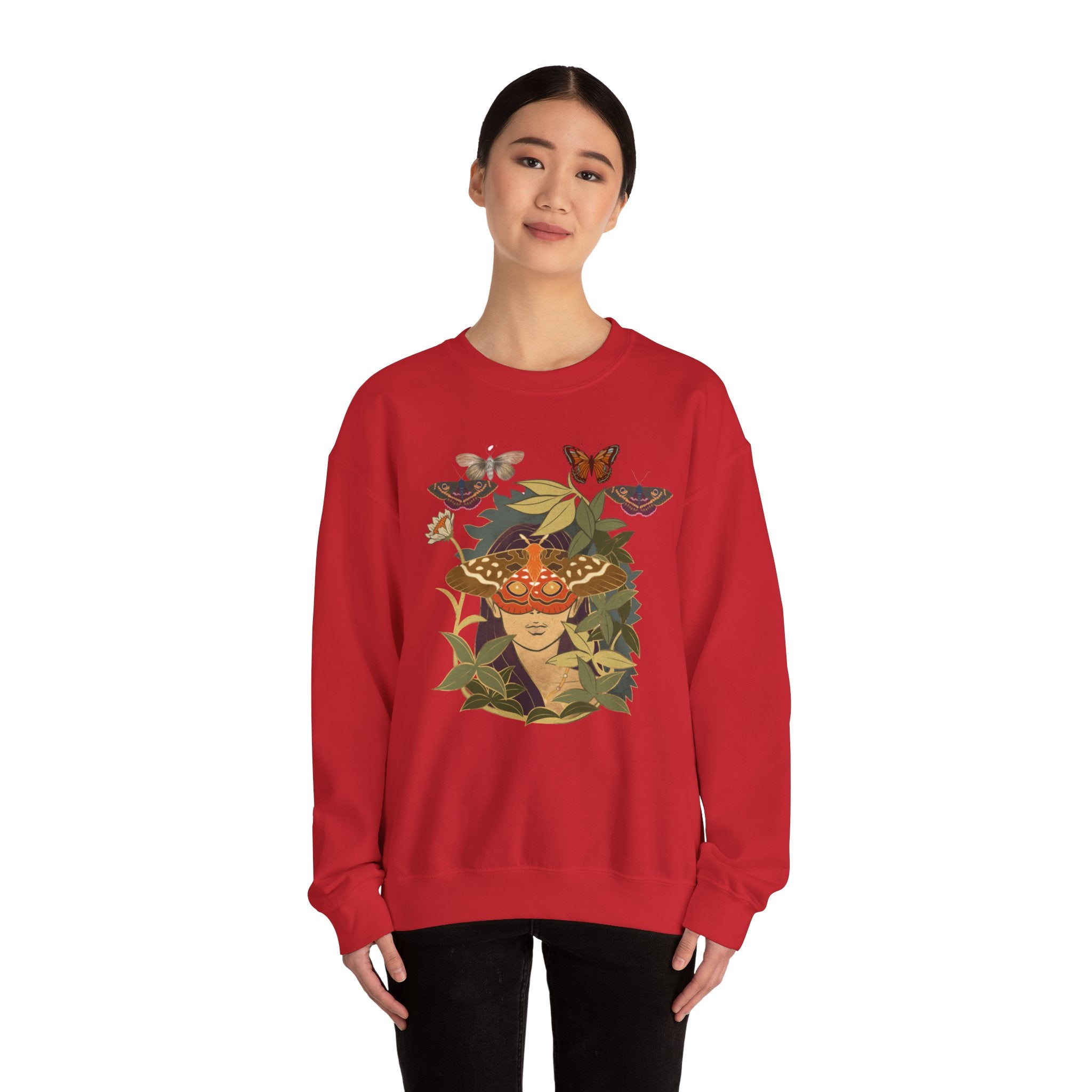 Elegant Vintage Moths Sweatshirt: Timeless Style & Comfort