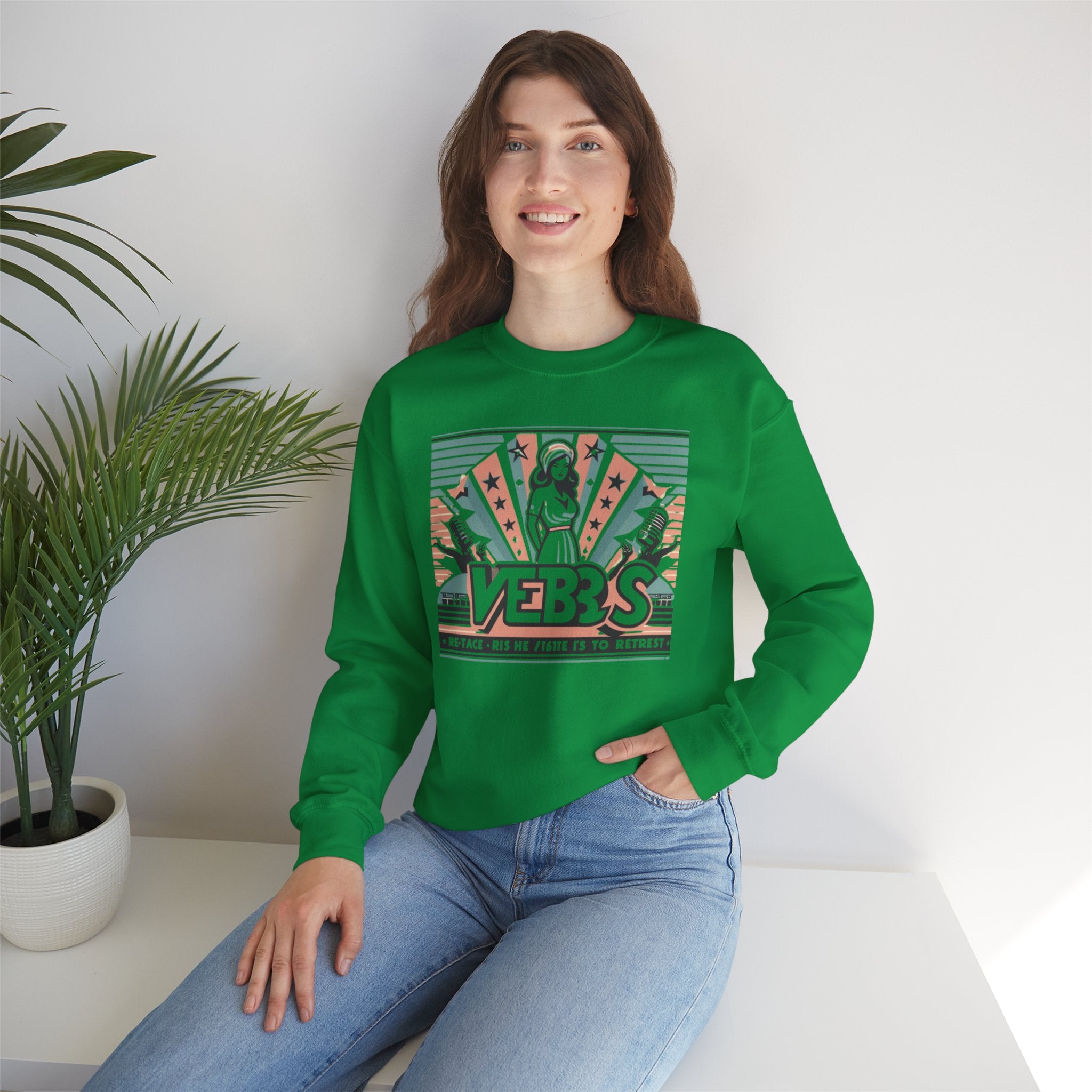 Retro Vibes Sweatshirt for International Women's Day