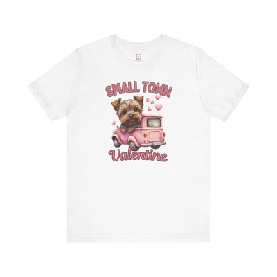 Small Town Valentine's Day T-Shirt - Cozy & Nostalgic Love