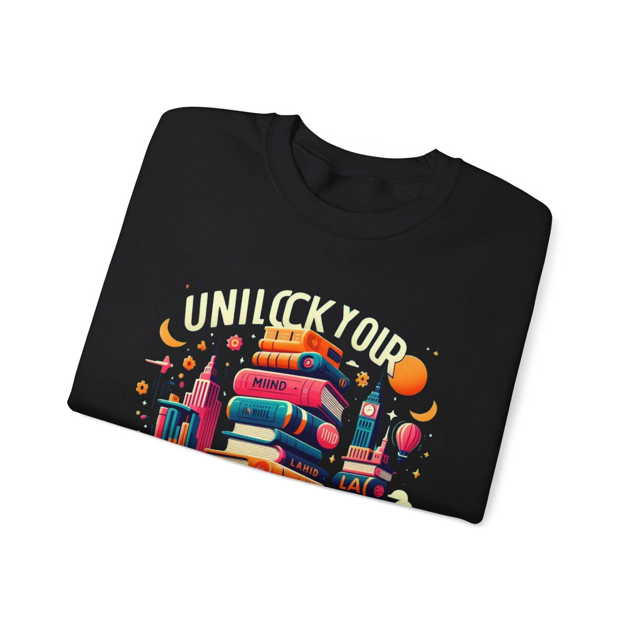 Enlighten Your Wardrobe with 'Unlock Your Mind, Read' Sweatshirt