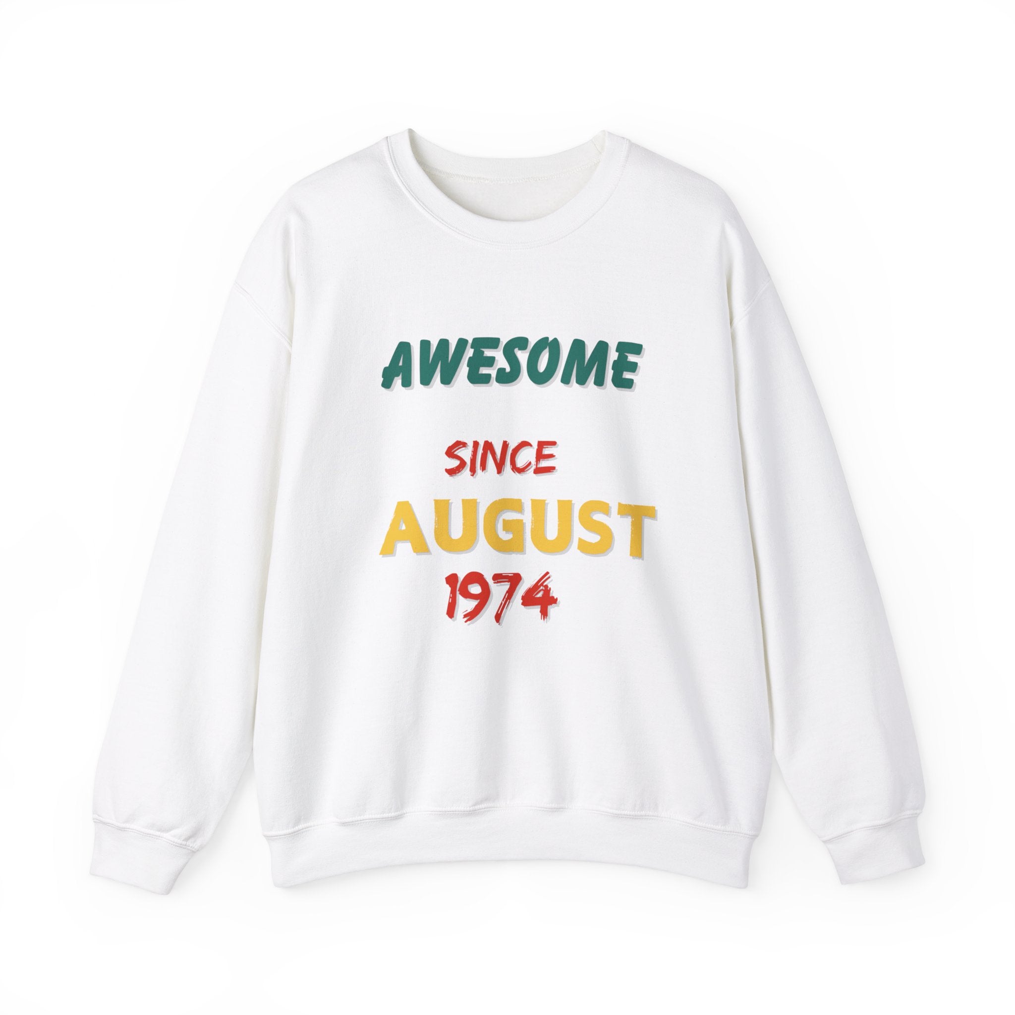 Vintage 'Awesome Since 1974' Sweatshirt – Classic Comfort & Timeless Style