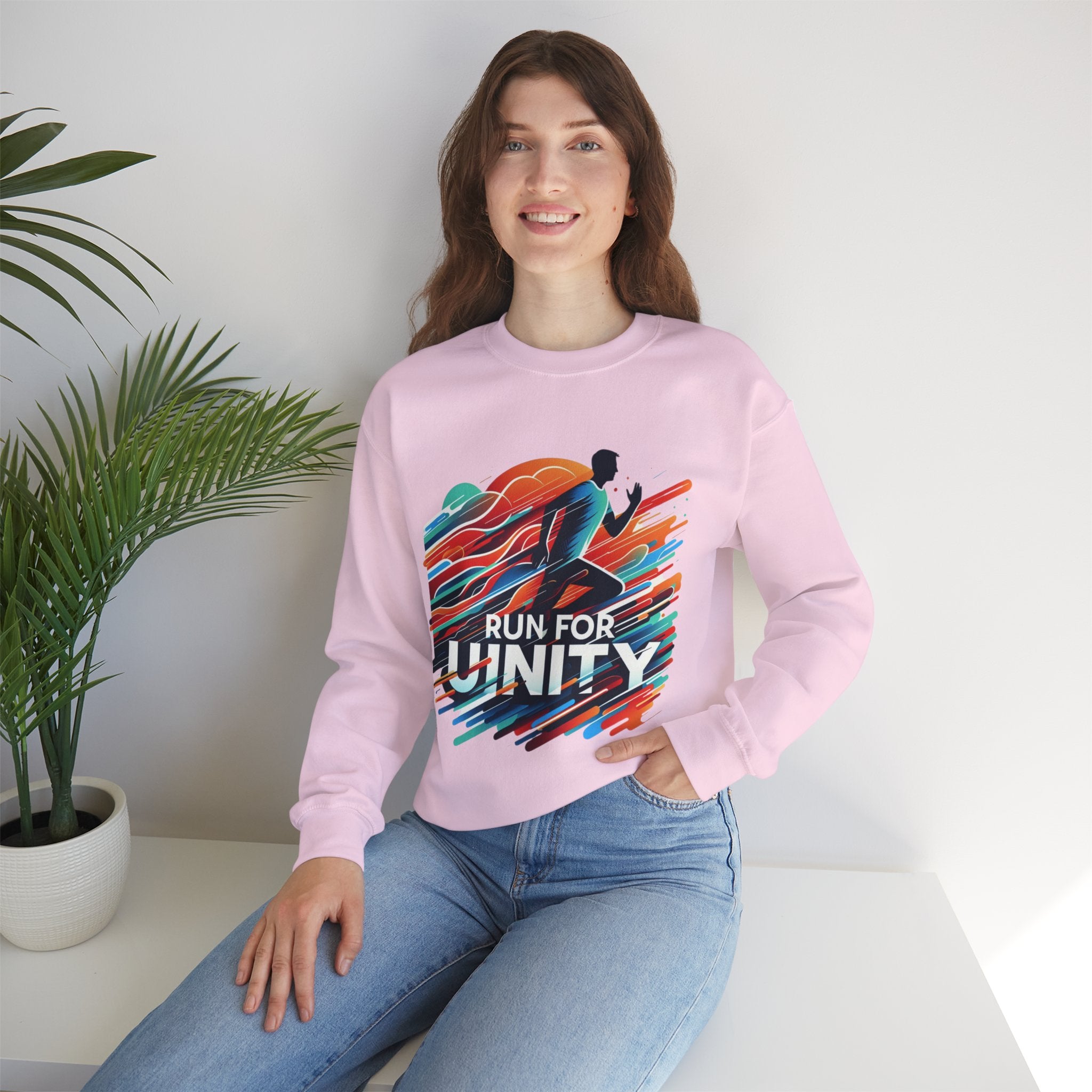 Unity in Motion: Limited Edition 'Run for Unity' Sweatshirt"