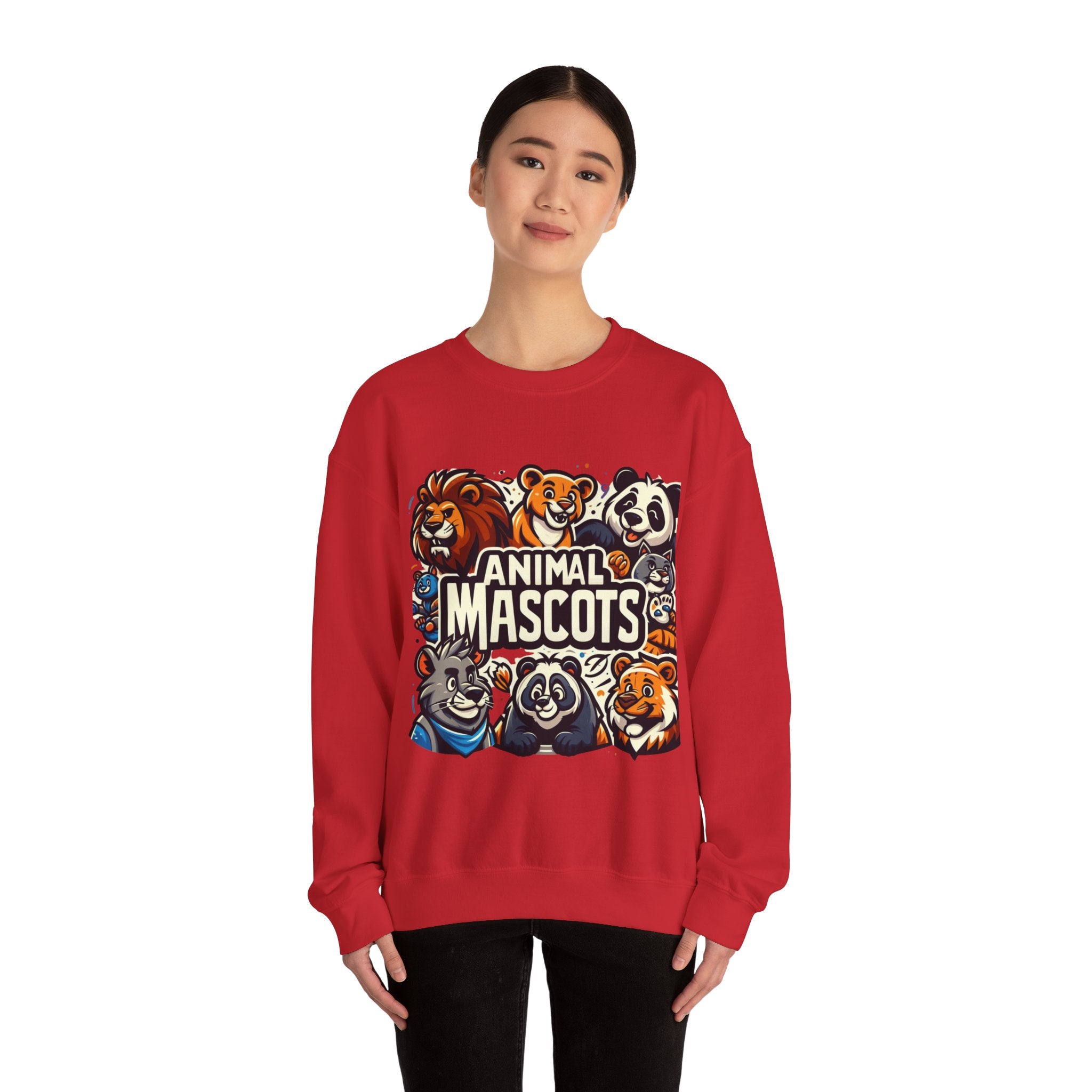 Wild Spirit Animal Mascots Sweatshirt: Embrace Nature's Essence in Style