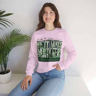 Nature's Call: Wetland Matters Sweatshirt - Eco-Friendly Apparel