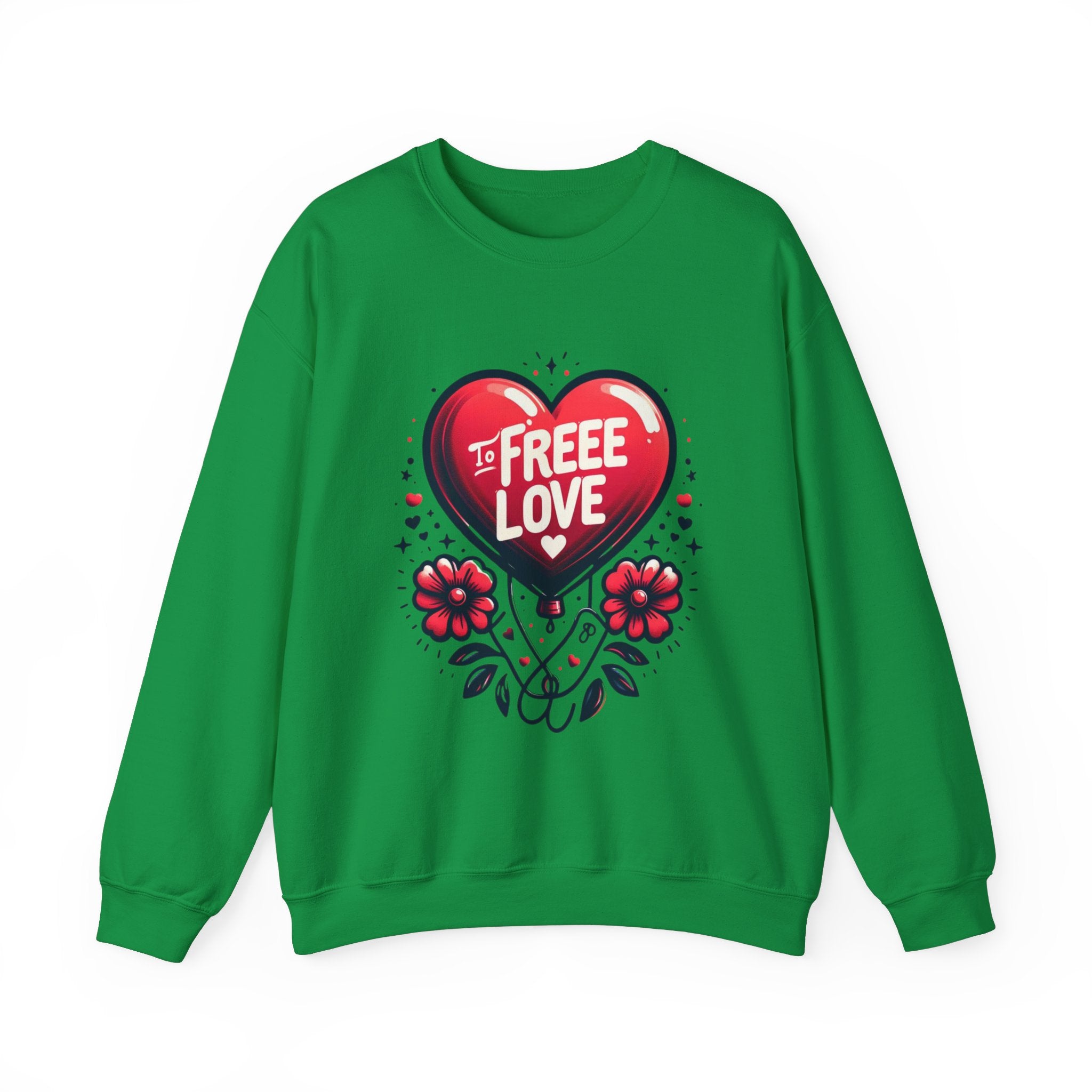 Empower Your Style: 'Free to Love' Sweatshirt – Embrace Freedom with Fashion