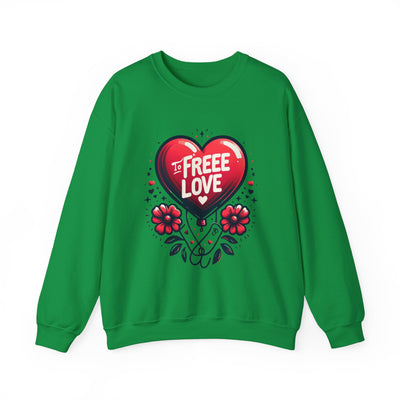 "Free to Love Sweatshirt: Embrace Your Freedom, Express Yourself"