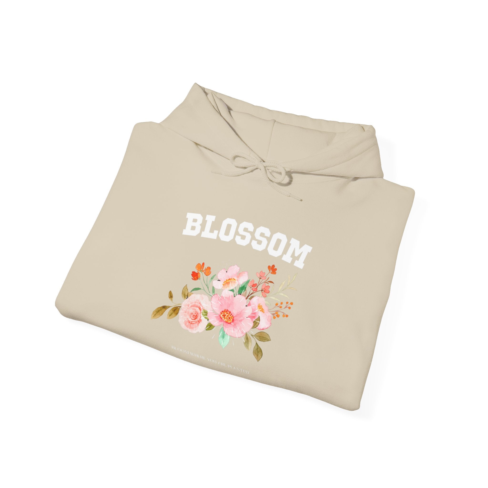 Enchanting Blossom Flower Hoodie - Cozy Floral Elegance for All Seasons, Floral Fashion, Blossom Beauty, Artistic Apparel