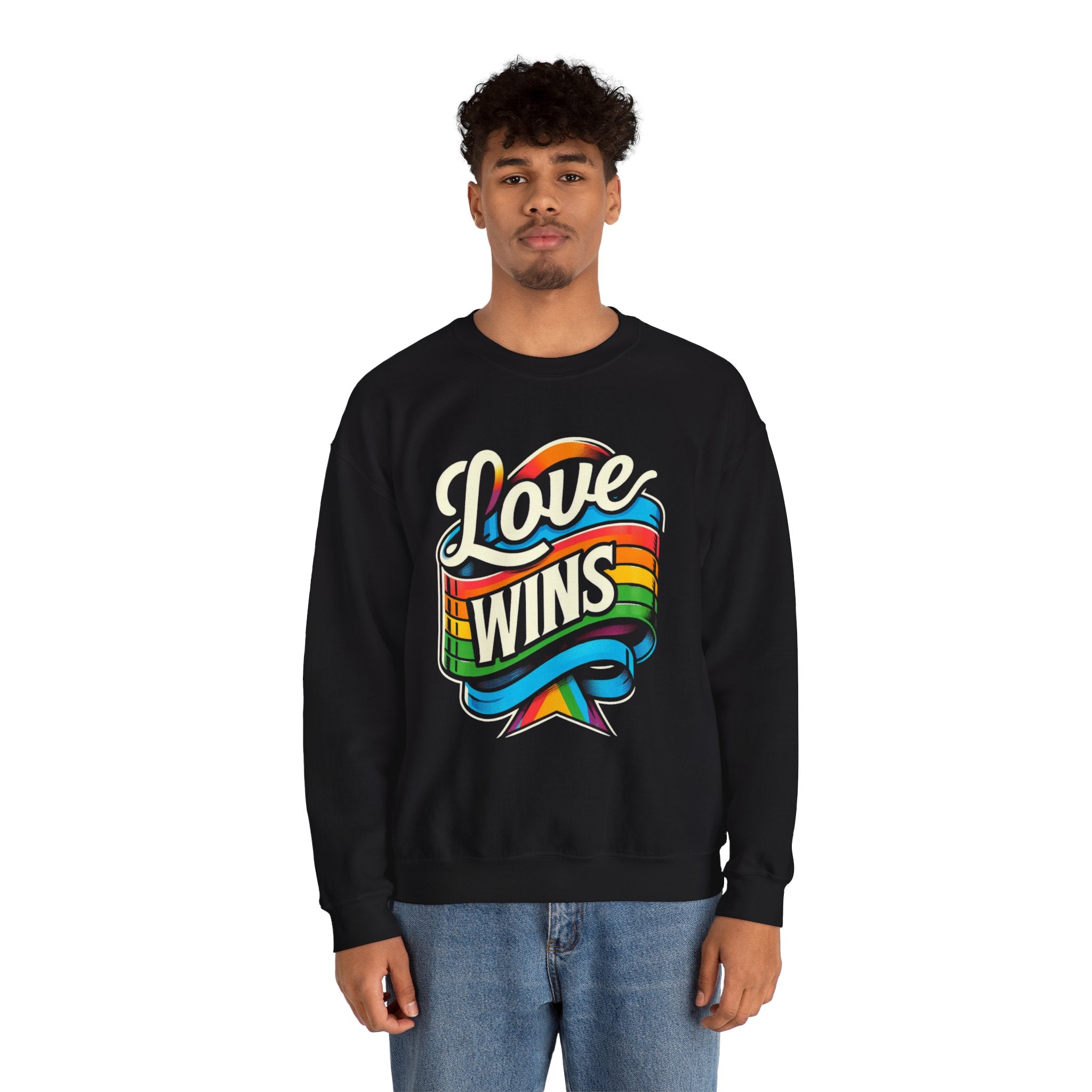 Love Wins Sweatshirt - Spread Love and Style with Our Trendy Statement Piece