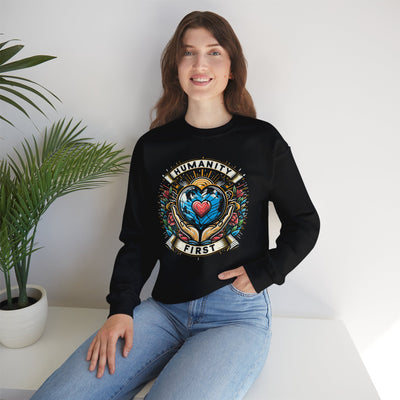 Empathy Elevated: Humanity First Sweatshirt