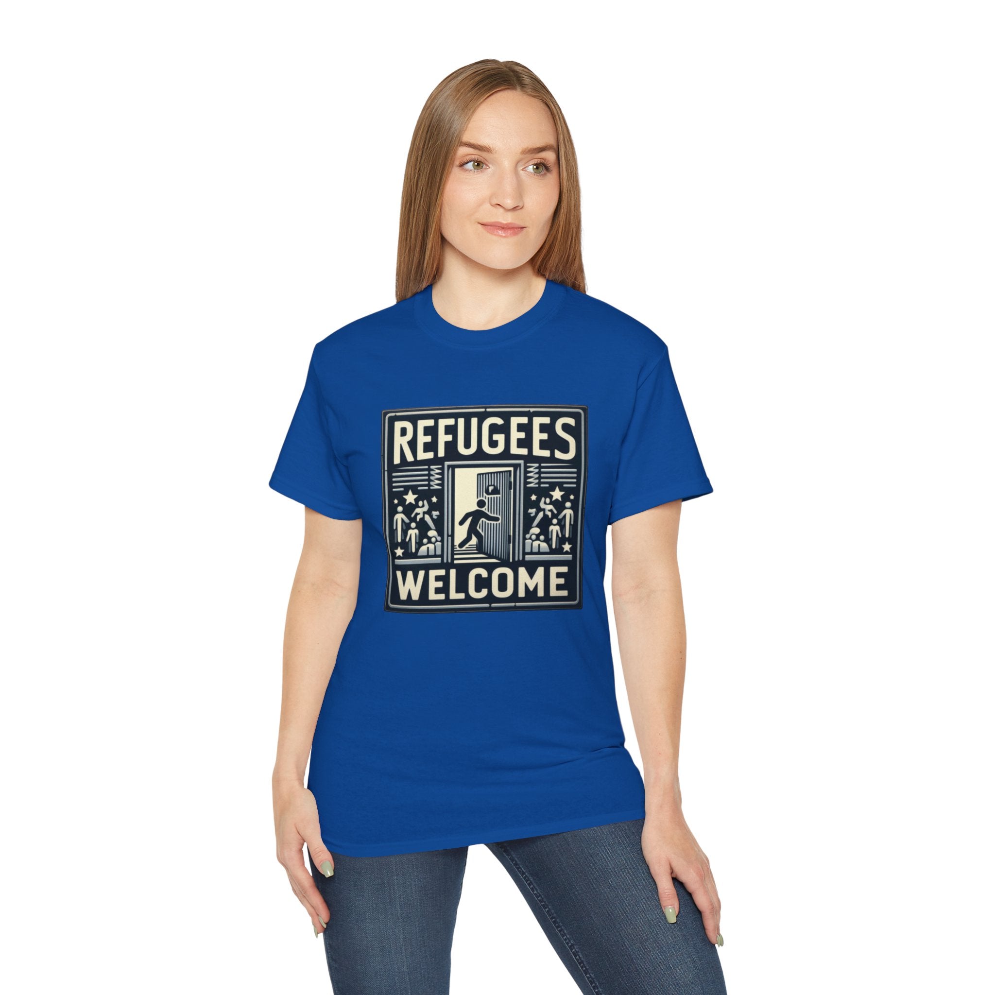 Empathy in Action: Refugee Welcome T-Shirt - Wear Your Support Proudly