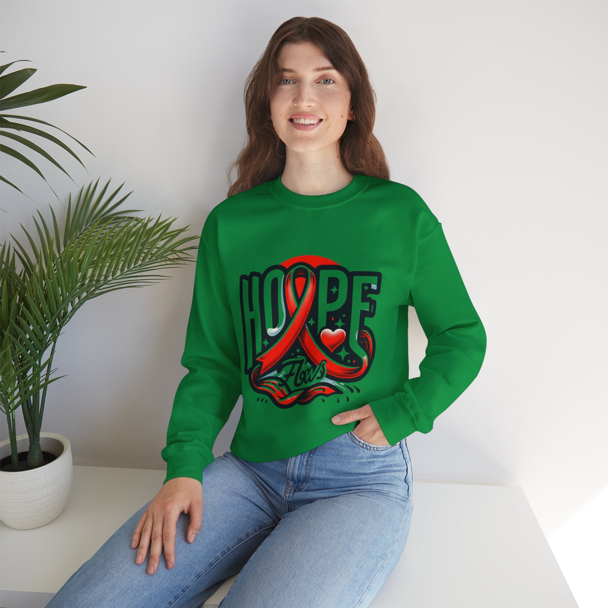 Hope Flows Sweatshirt: Embrace Comfort and Positivity in Style