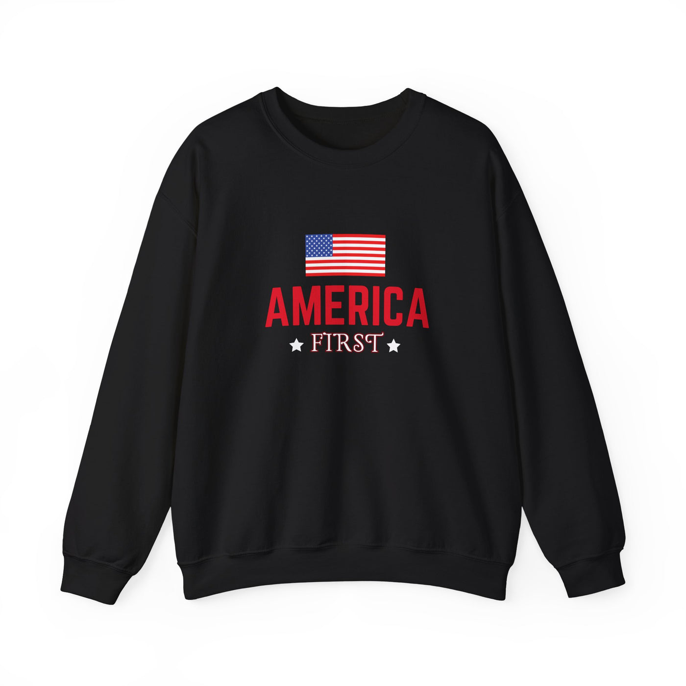 America First' Sweatshirt - Premium Quality, Show Your Pride