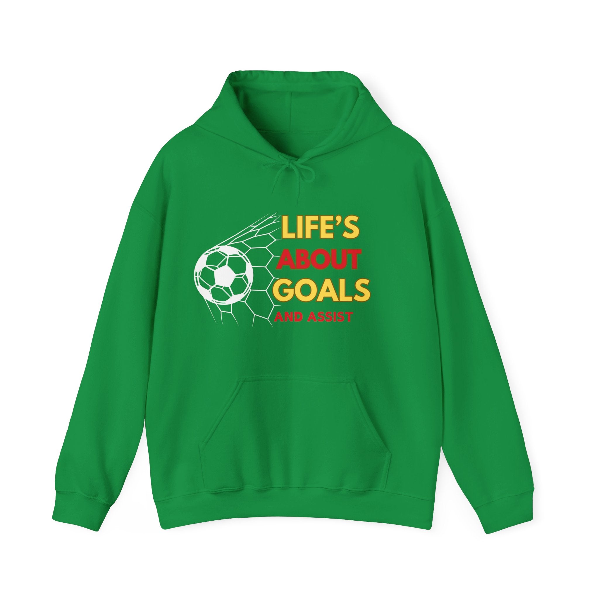 Life's About Goals and Assist Hoodie: Empower Your Ambitions with Style