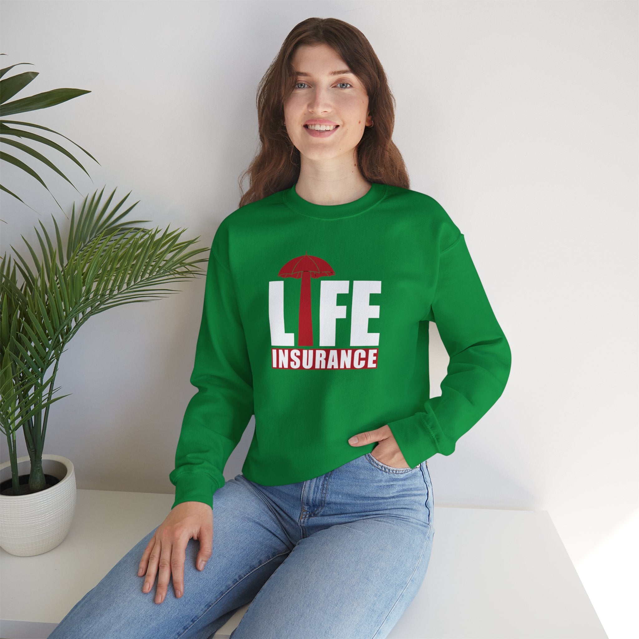 Cozy Life Insurance Gift for Financial Security Advocates: Protection Plan Sweatshirt