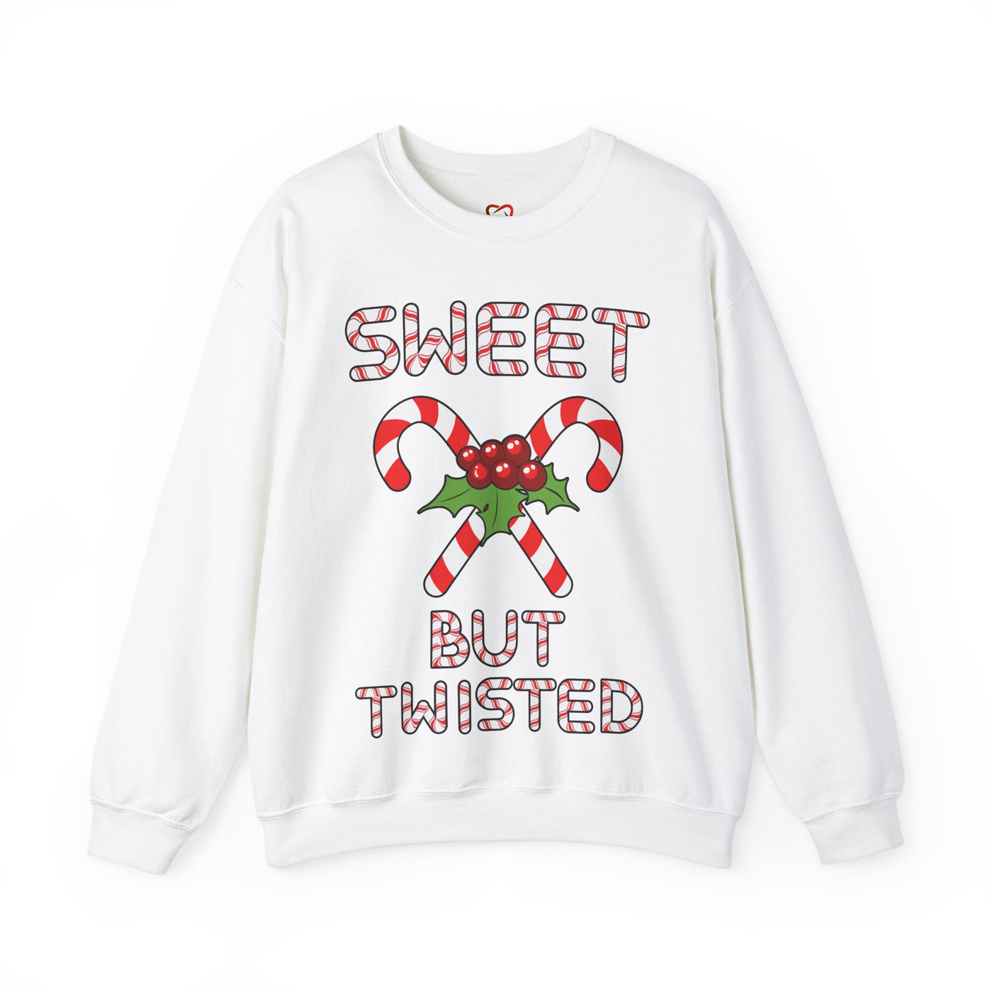 Sweet & Twisted Christmas Sweatshirt: Festive Fun for the Holidays!