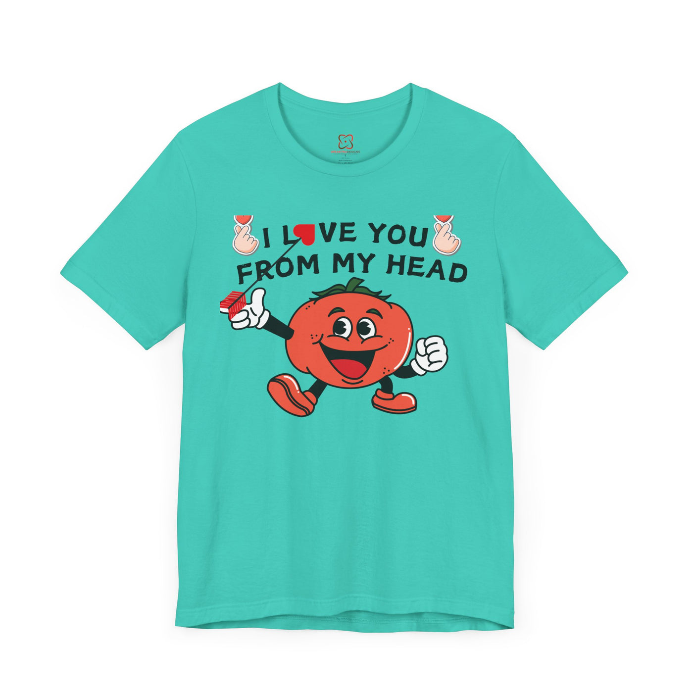 I Love You From My Head To My Toes Valentine's Day T-Shirt - Cute & Romantic Couple Tee"