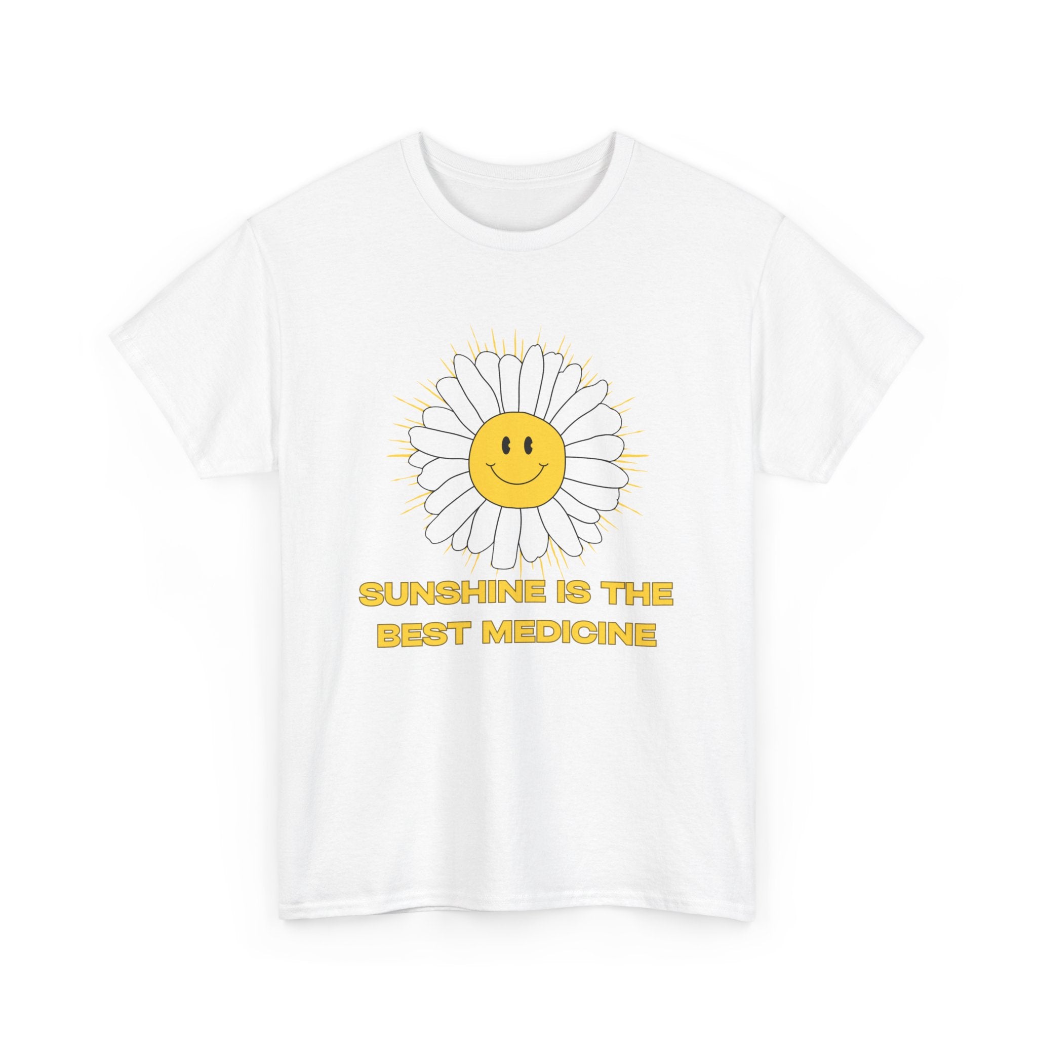 Sunshine is the Best Medicine - Inspirational Graphic T-Shirt