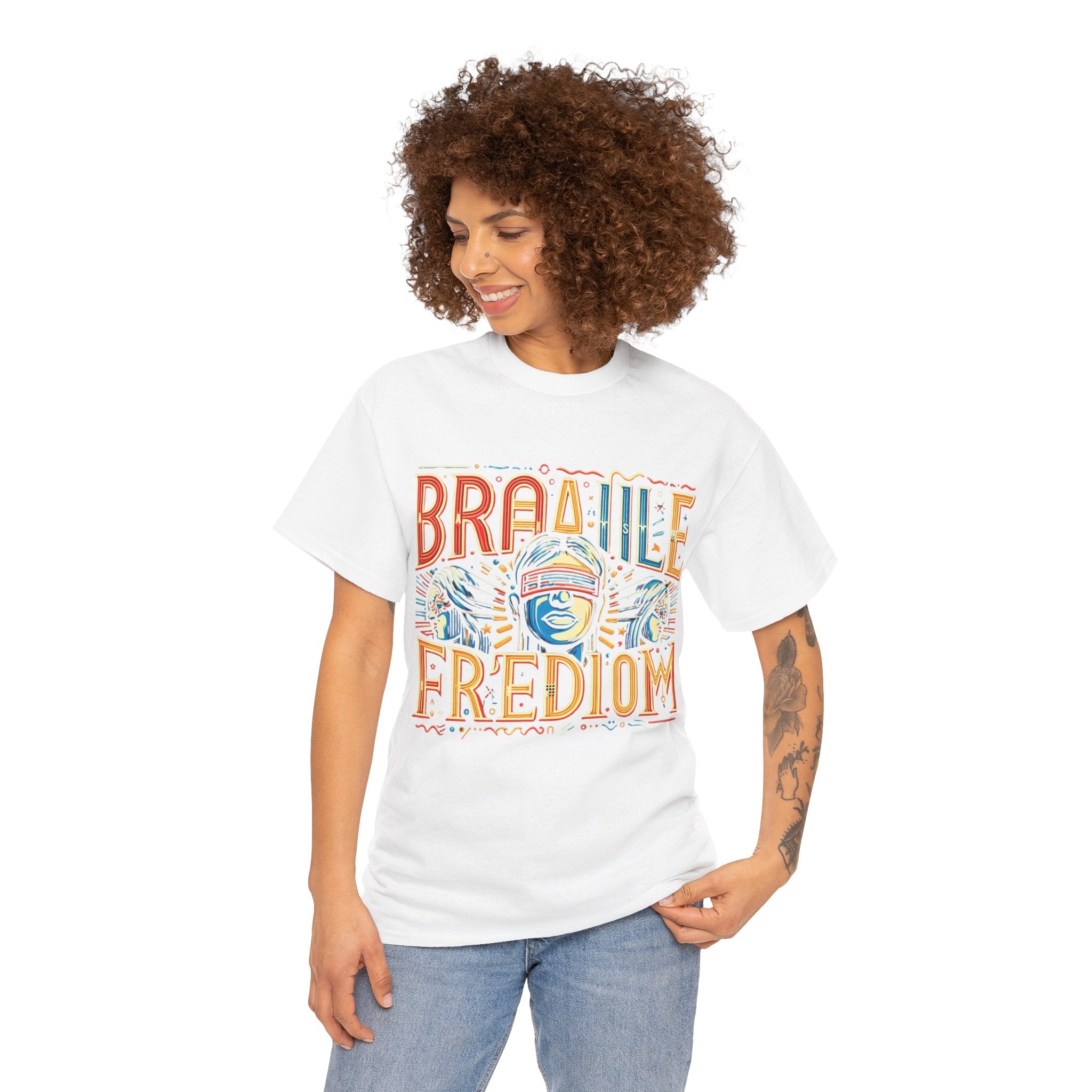 Empowerment in Braille: Braille is Freedom T-Shirt