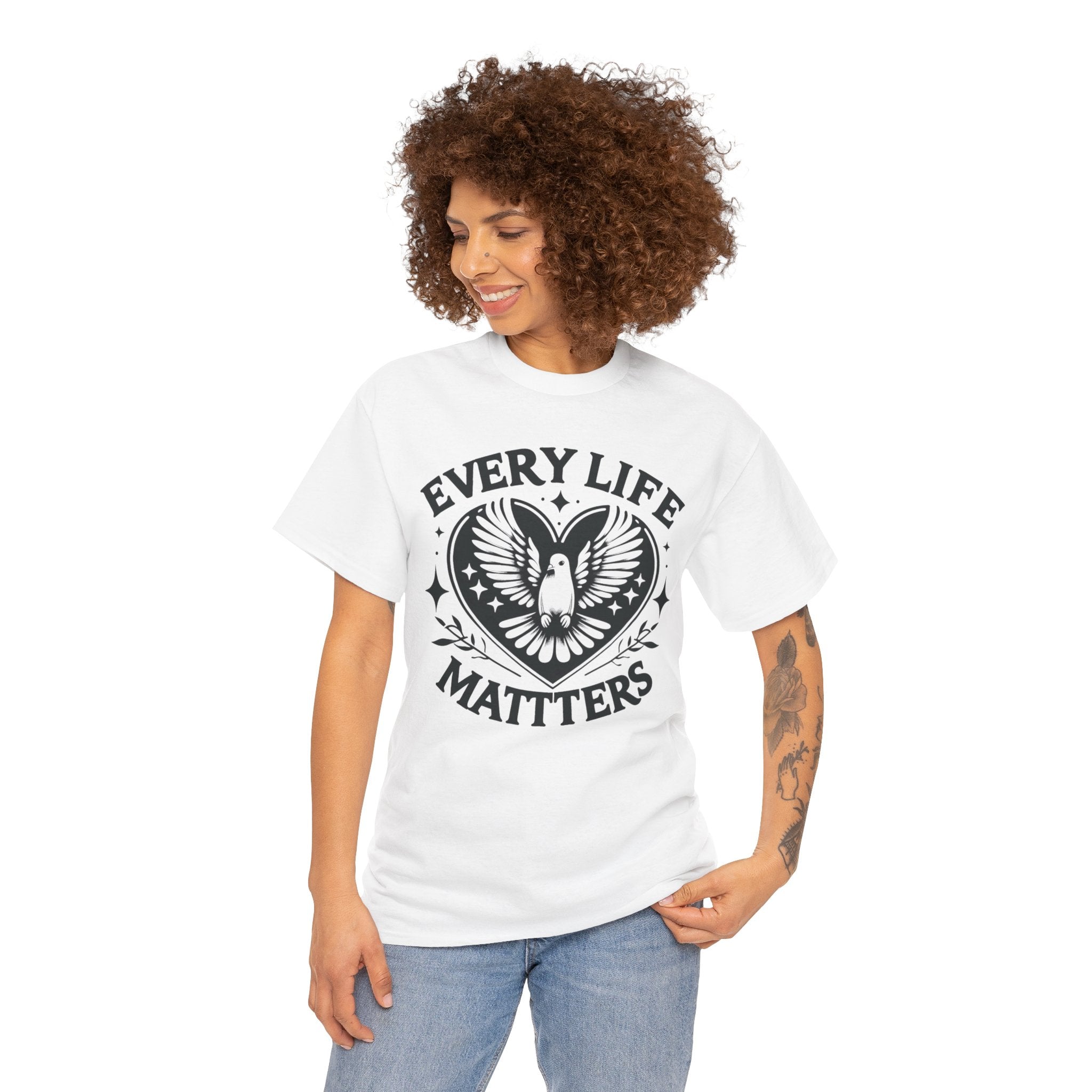 Every Life Matters' T-Shirt for Advocacy and Unity, Empowerment in Action