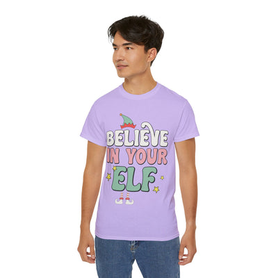 Believe in Your Elf Christmas Tee - Festive Holiday Shirt