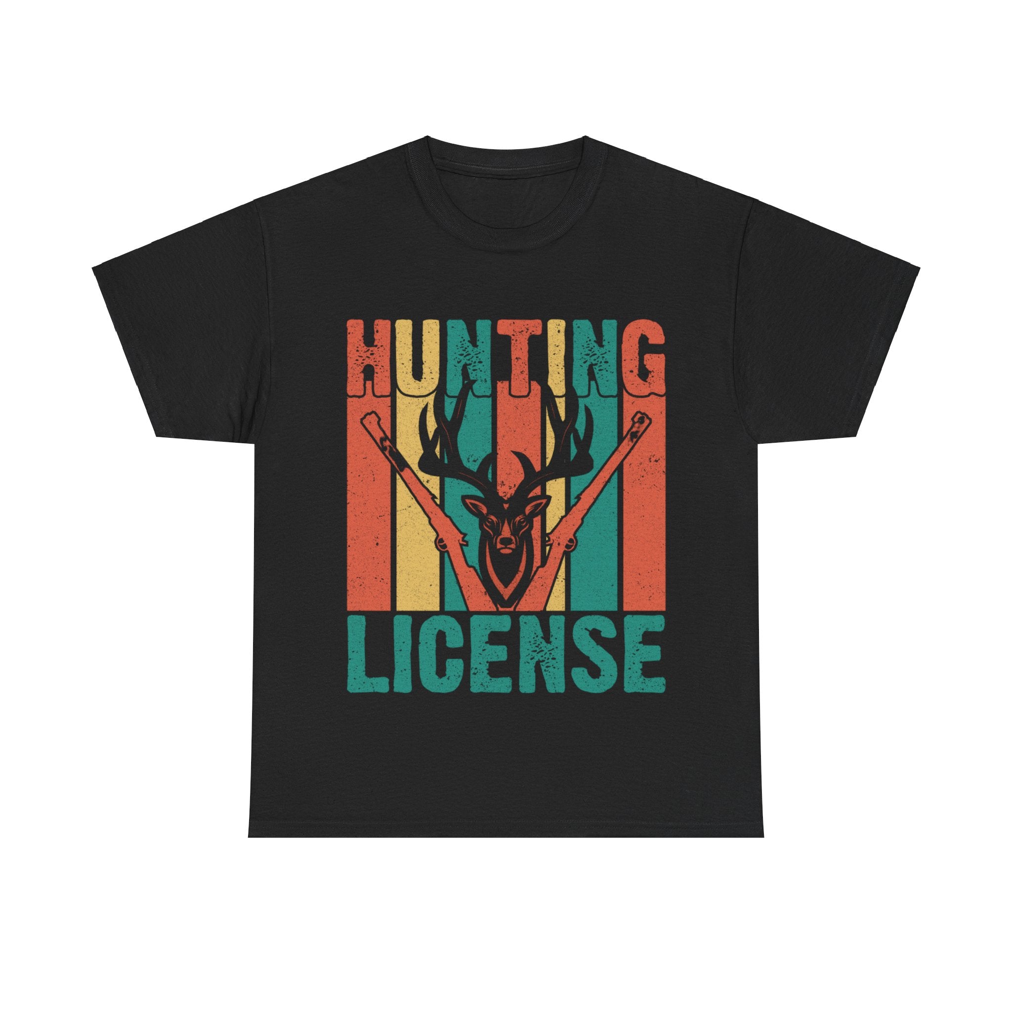 Vintage-Inspired Hunter's License Tee - Retro Wildlife Hunting Shirt