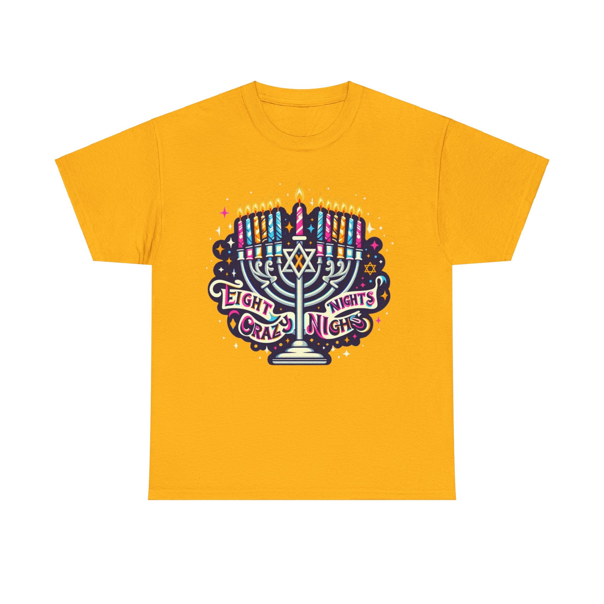 Eight Crazy Nights Hanukkah T-Shirt: Celebrate the Festival of Lights in Style