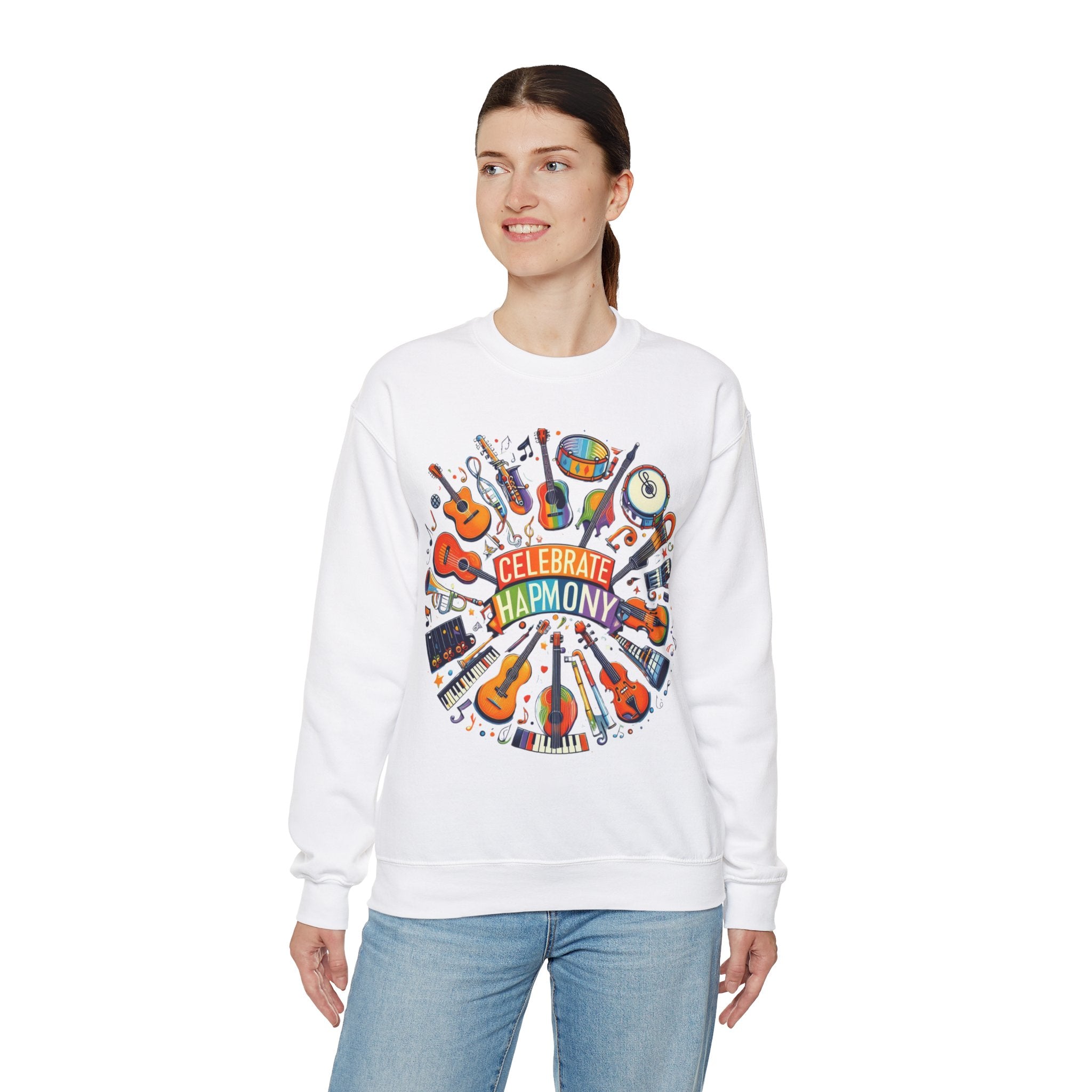 Celebrate Harmony Sweatshirt: Embrace Comfort and Style in Every Stitch