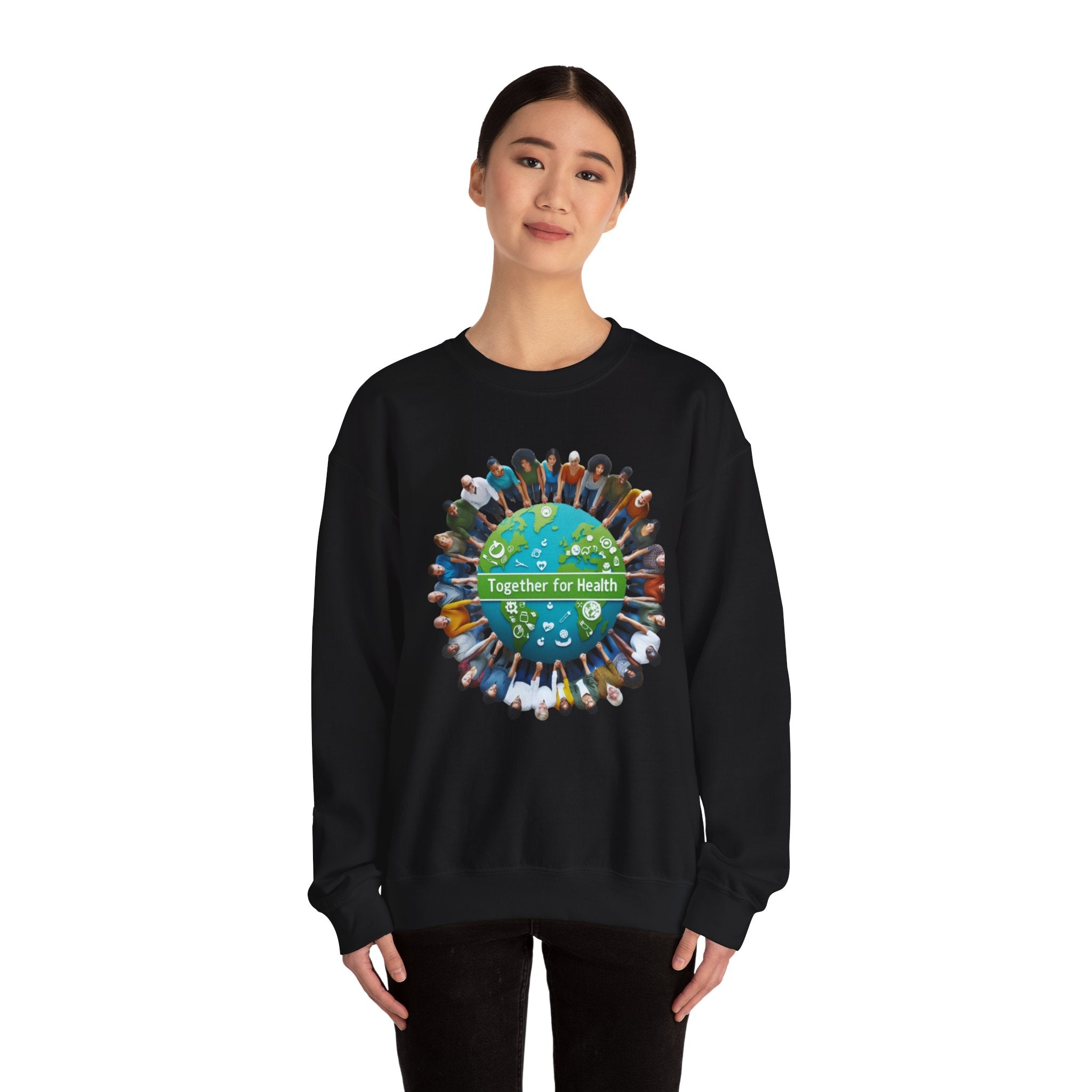 Cozy Comfort: Together for Health Sweatshirt - Supportive Style for Wellness Warriors