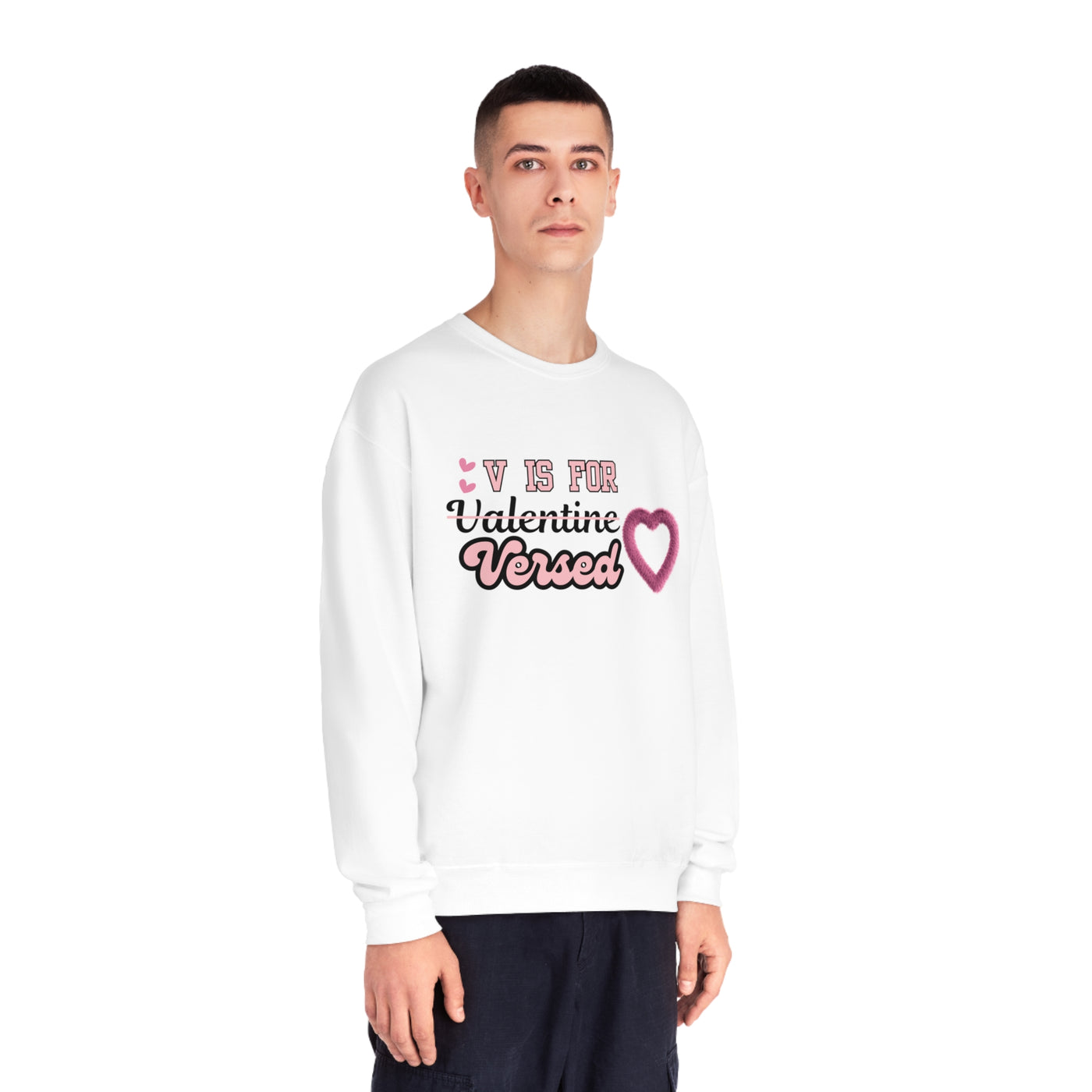 V Is For Valentine Versed Sweatshirt: A Literary Twist For Lovebirds