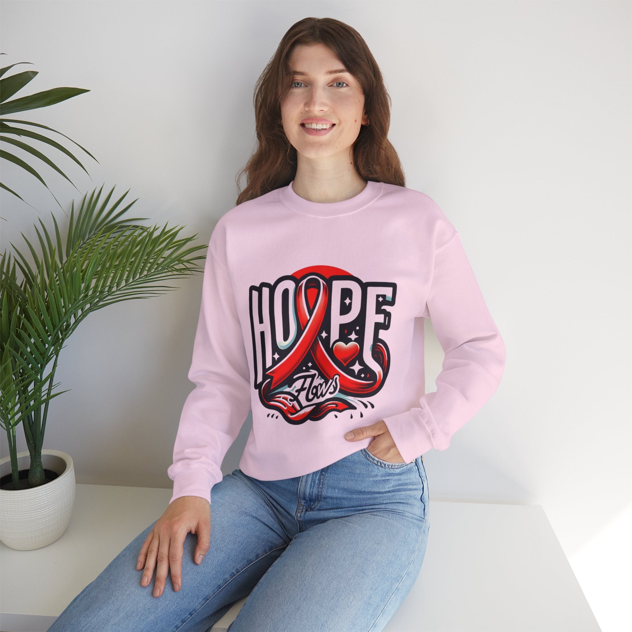 Hope Flows Sweatshirt: Embrace Comfort and Positivity in Style