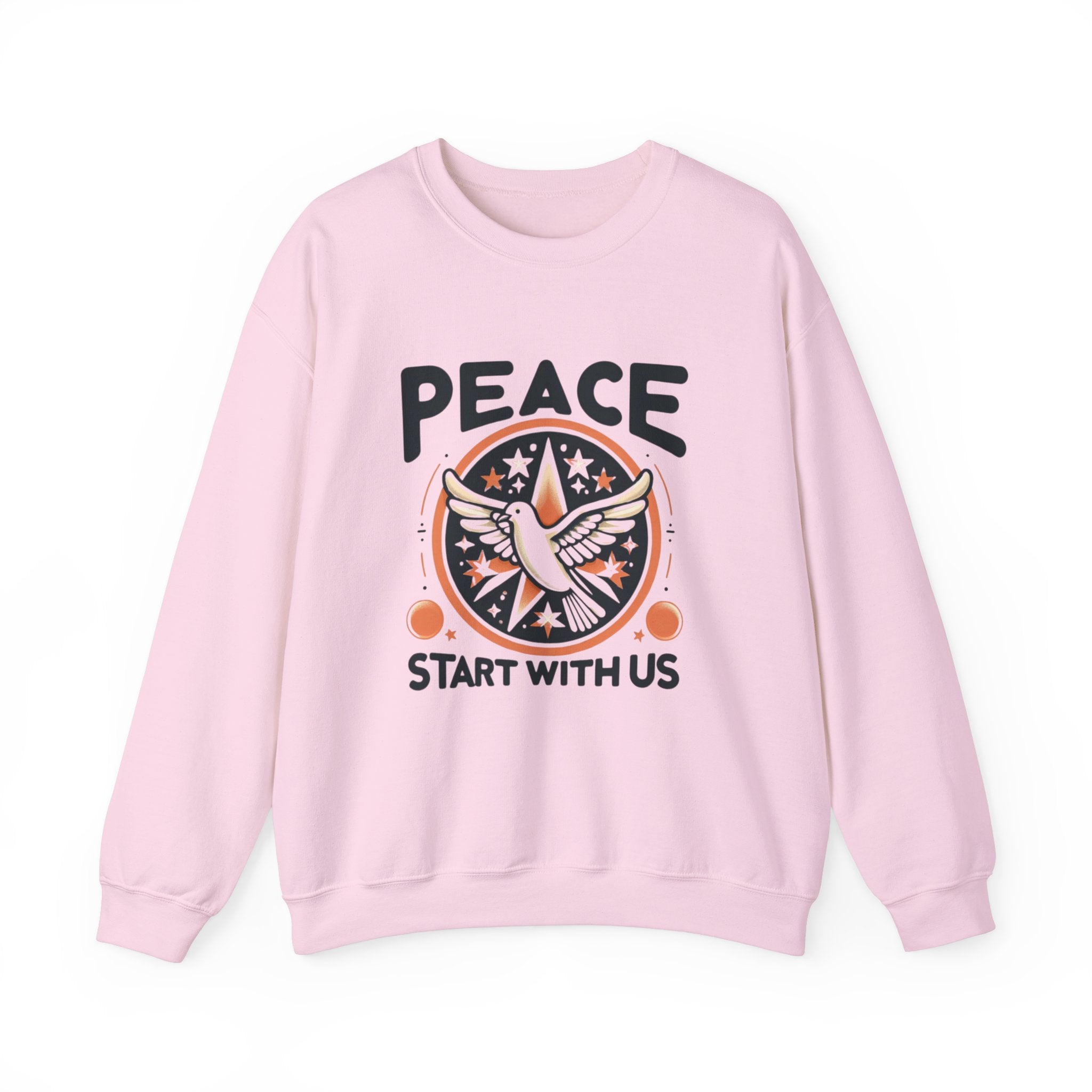 Empowerment Essential: 'Peace Starts with Us' Sweatshirt for Inspired Living