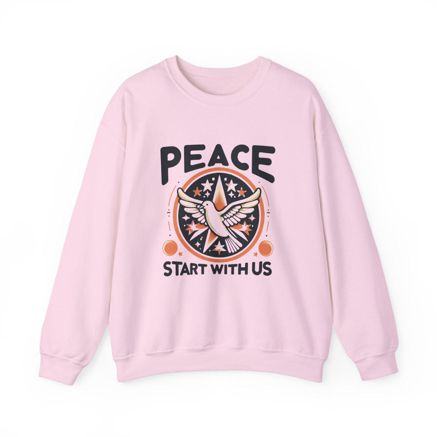 Peace Starts Within Sweatshirt: Inspirational Apparel