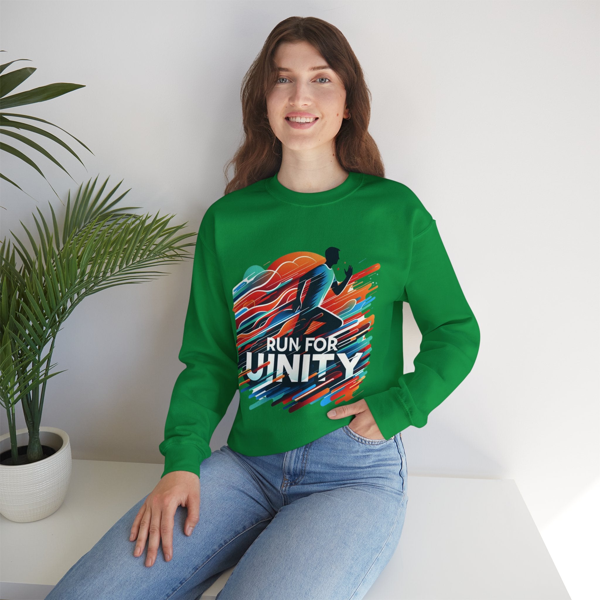 Unity in Motion: Limited Edition 'Run for Unity' Sweatshirt"