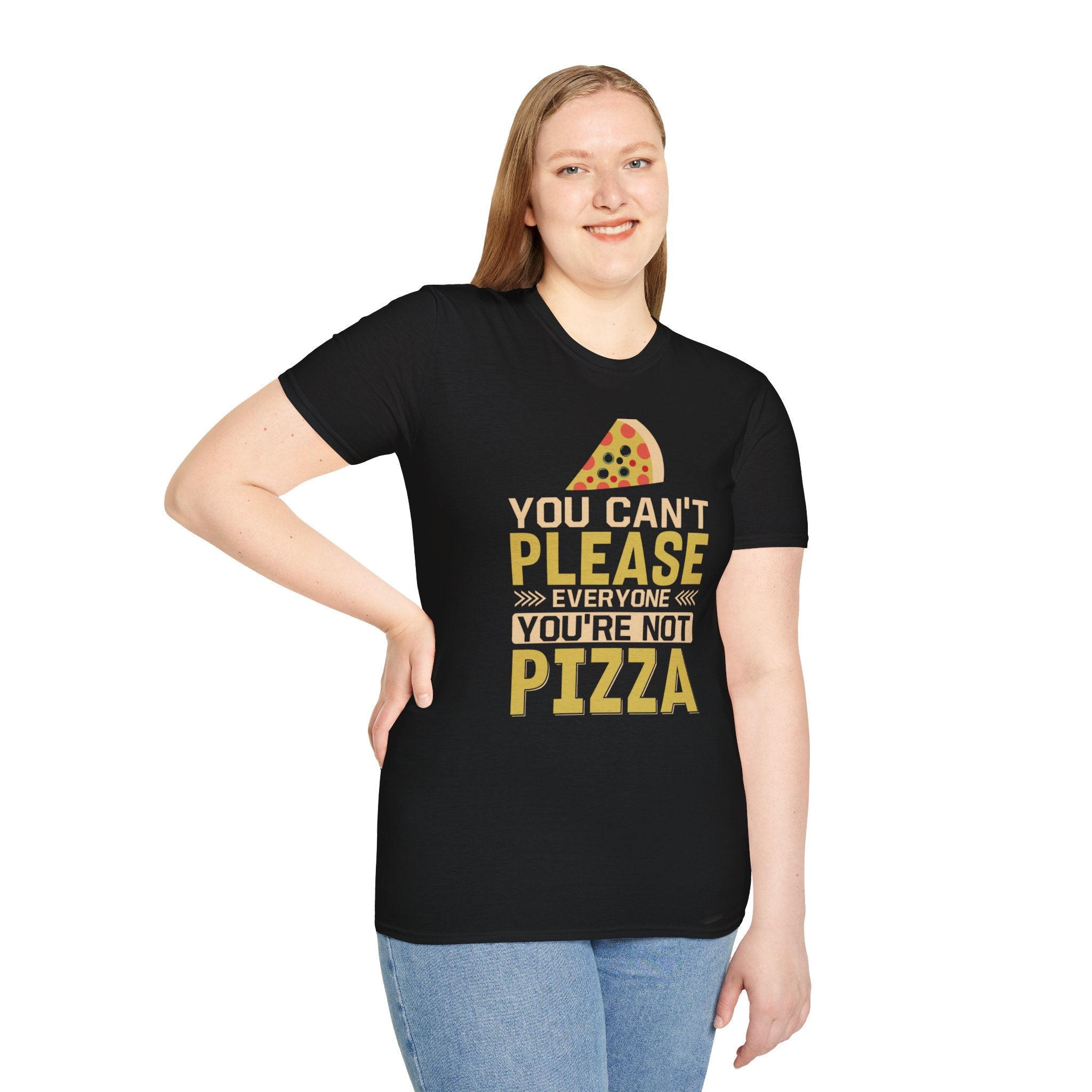 Funny 'You Can't Please Everyone Tee: Quirky Pizza Lover T-Shirt