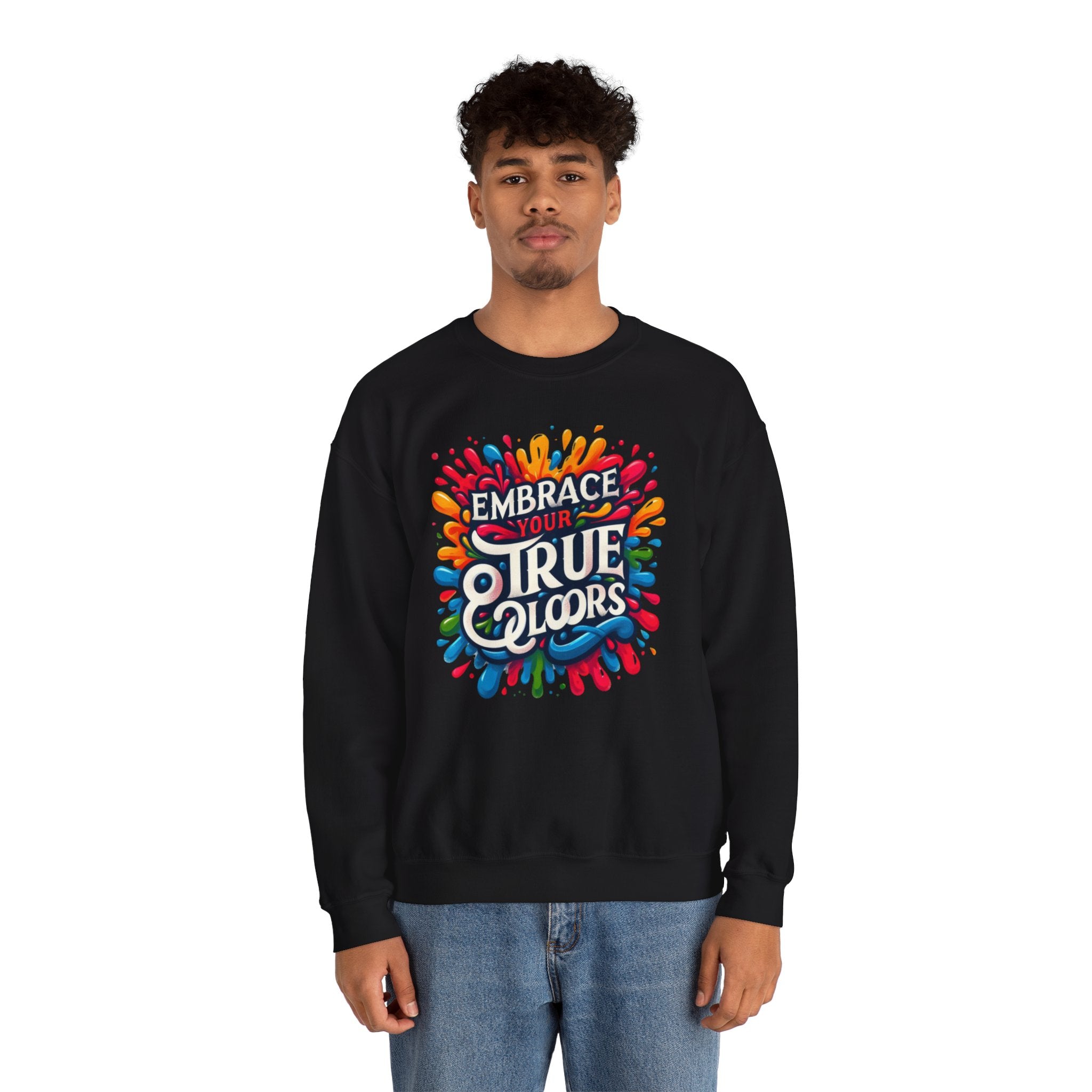 Vibrant Vibes: Embrace Your True Colors Sweatshirt