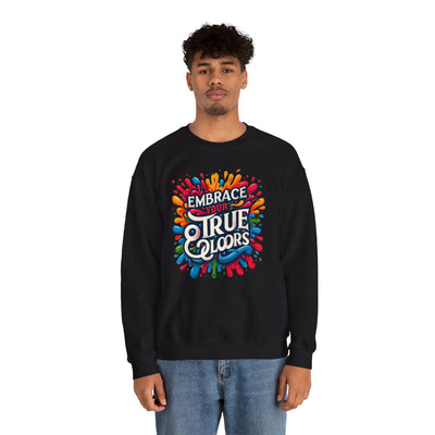 Colorful Comfort Sweatshirt: Embrace Your Inner Artist